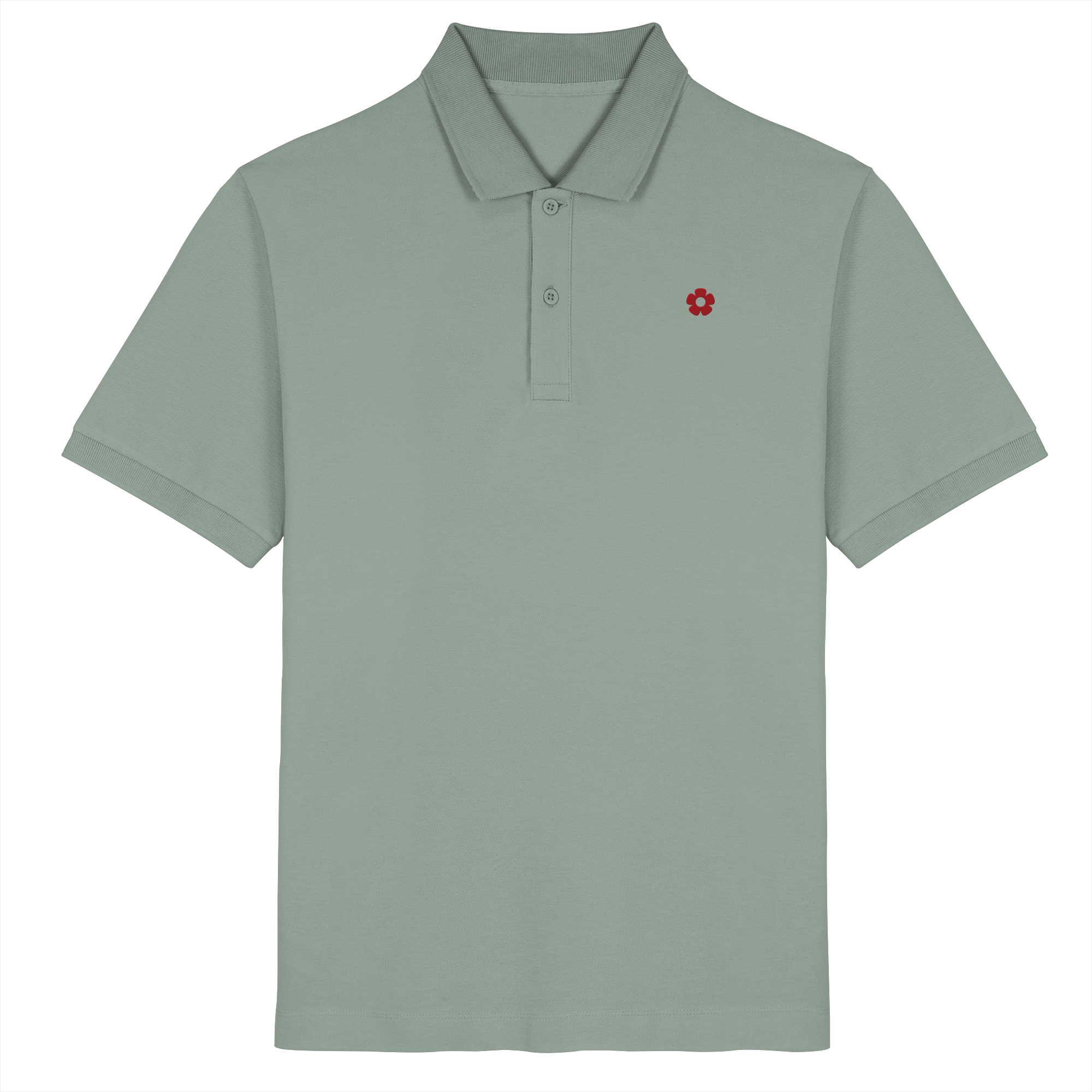 Polo Vera Redflower Classic — Bordado