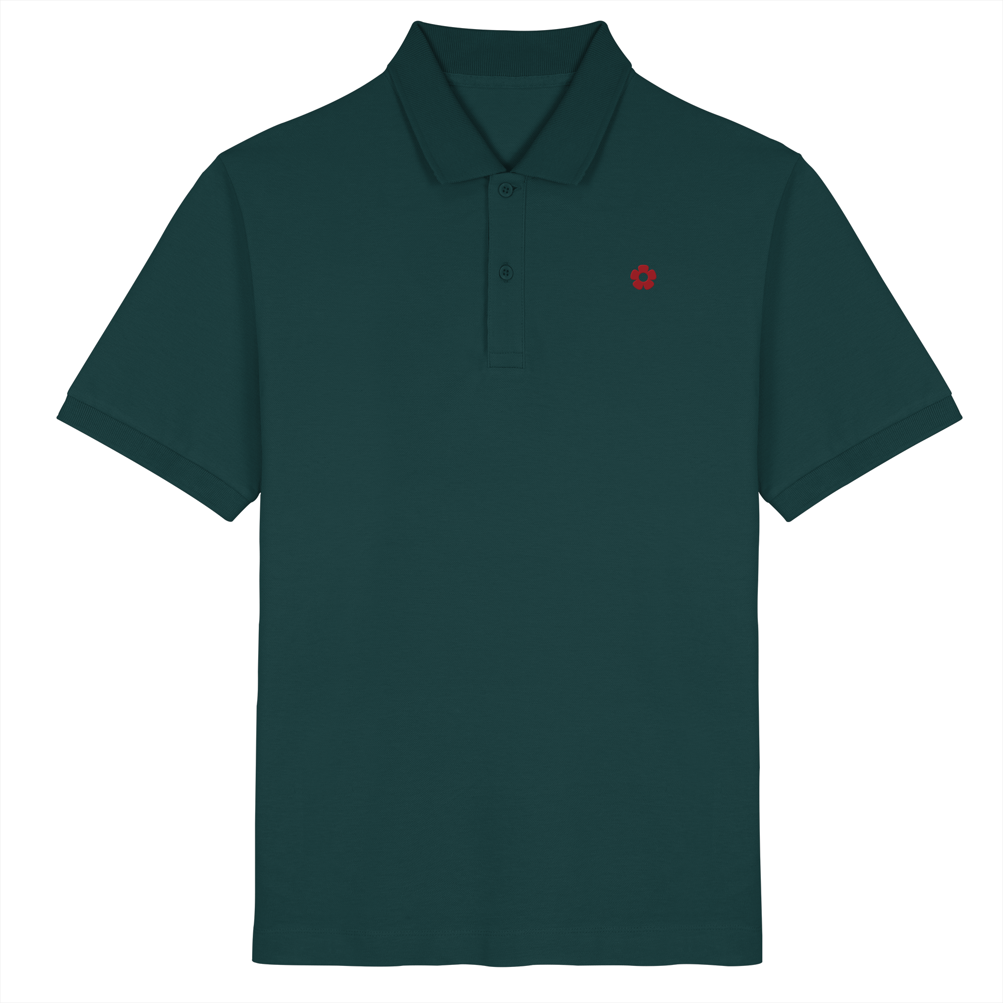 Polo Vera Redflower Classic — Bordado