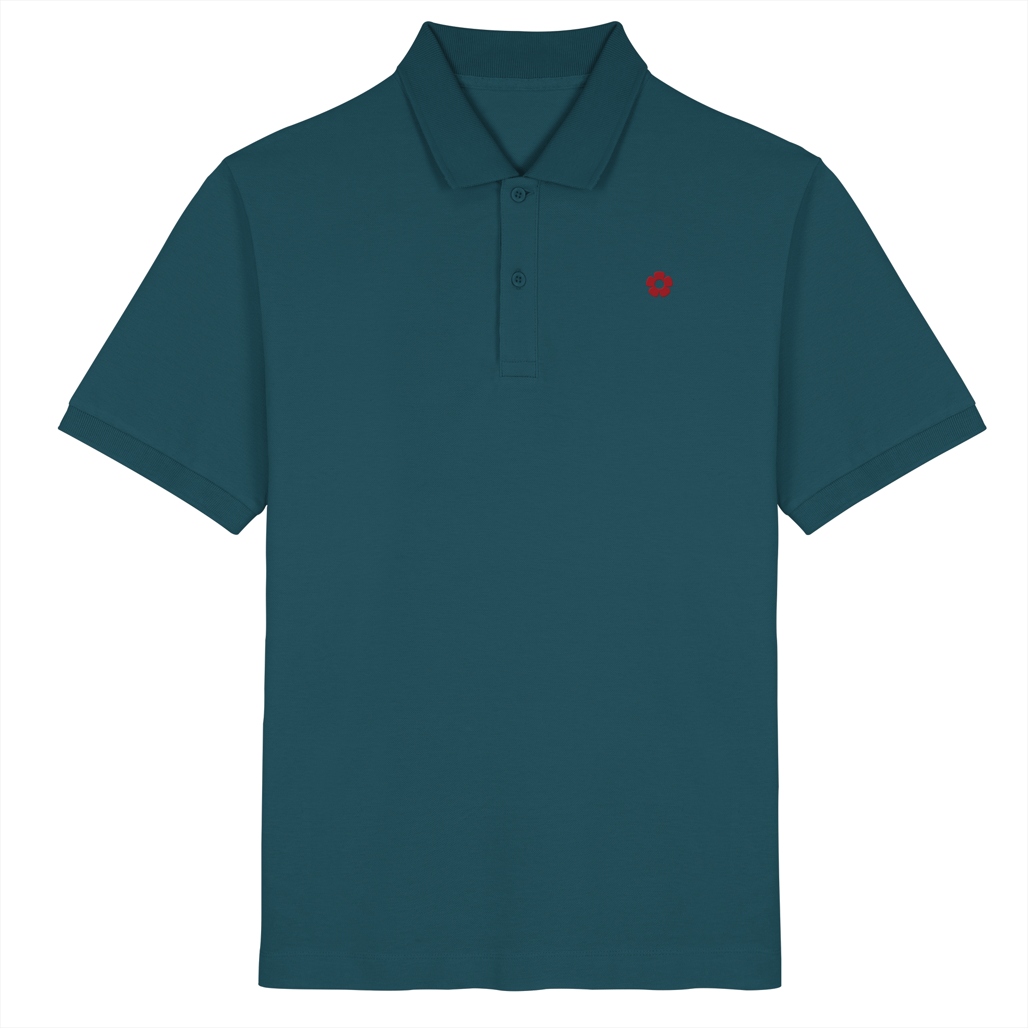 Polo Vera Redflower Classic — Bordado