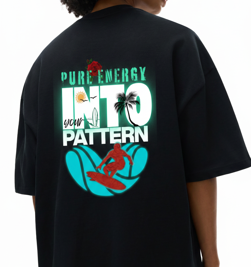 Energy Surf — Negro espalda modelo