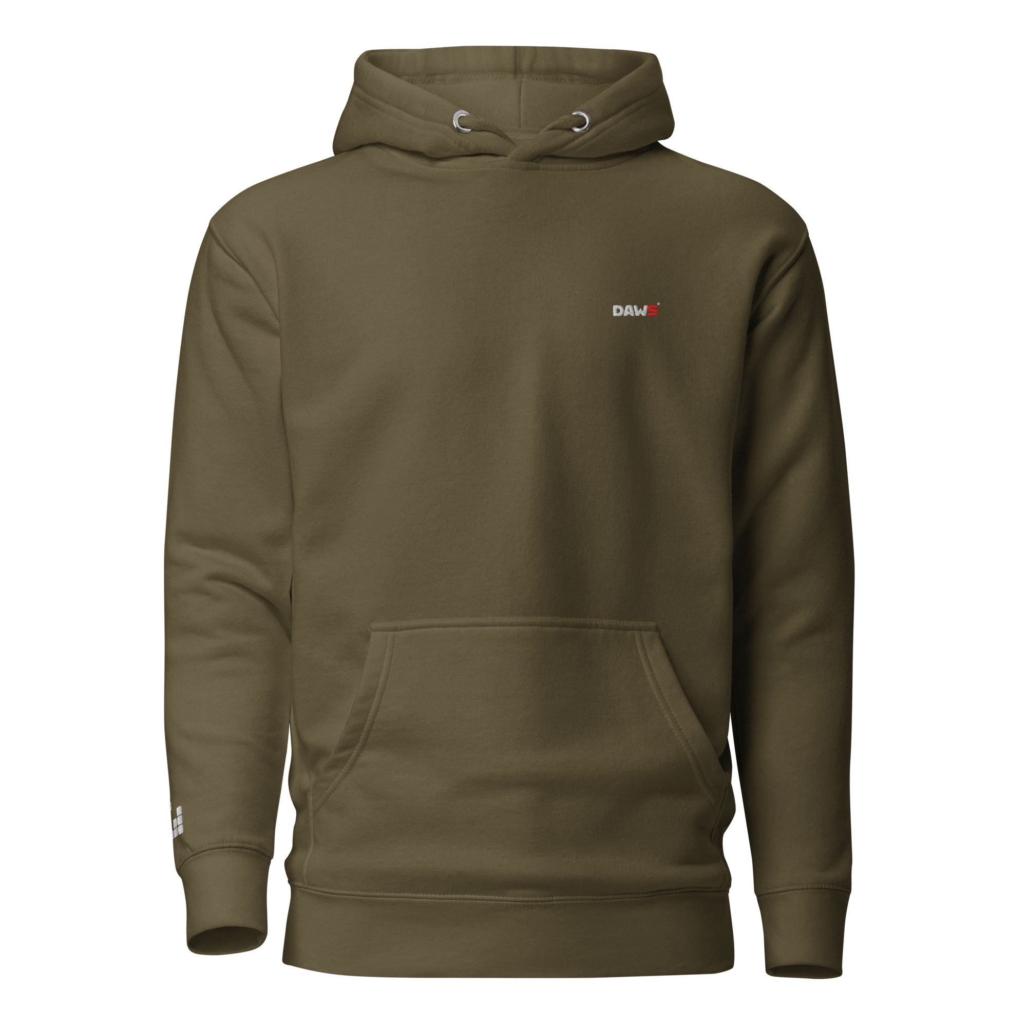 Sudadera DAWS Premium Bordada con capucha unisex color - Streetwear DAWS