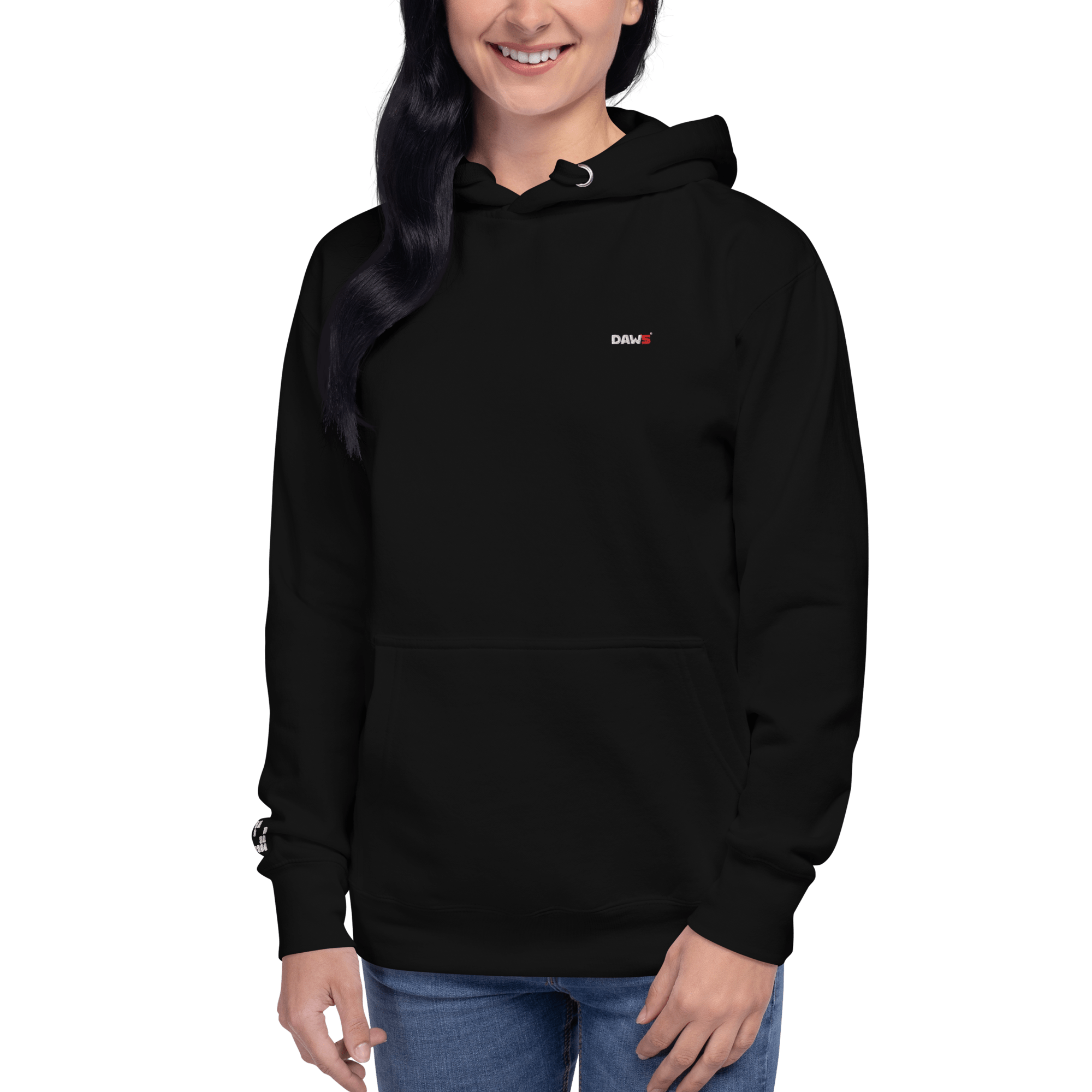 Sudadera DAWS Premium Bordada con capucha unisex color - Streetwear DAWS