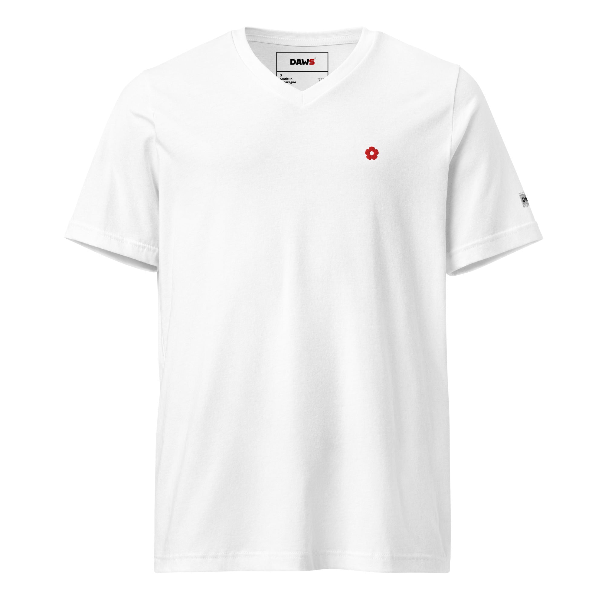 Camiseta Vera Redflower V Line color - Streetwear DAWS