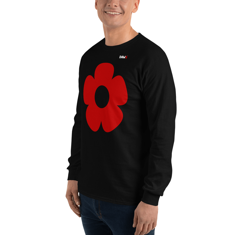 Camiseta Vera Redflower hombre manga larga color - Streetwear DAWS