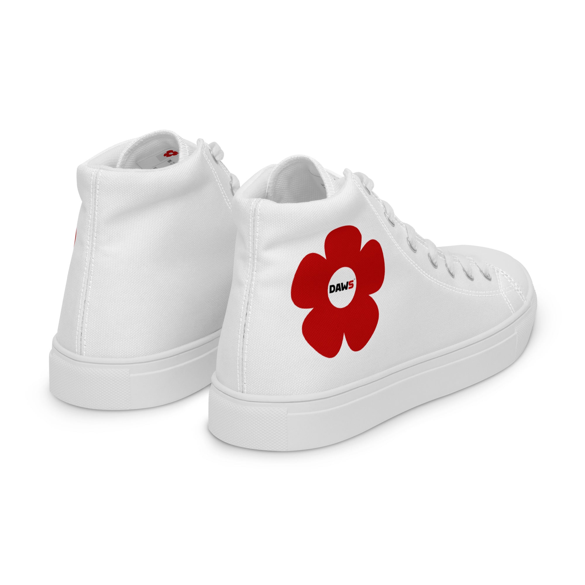 Zapatillas Vera Redflower Mujer | Blanco & Rojo color - Streetwear DAWS