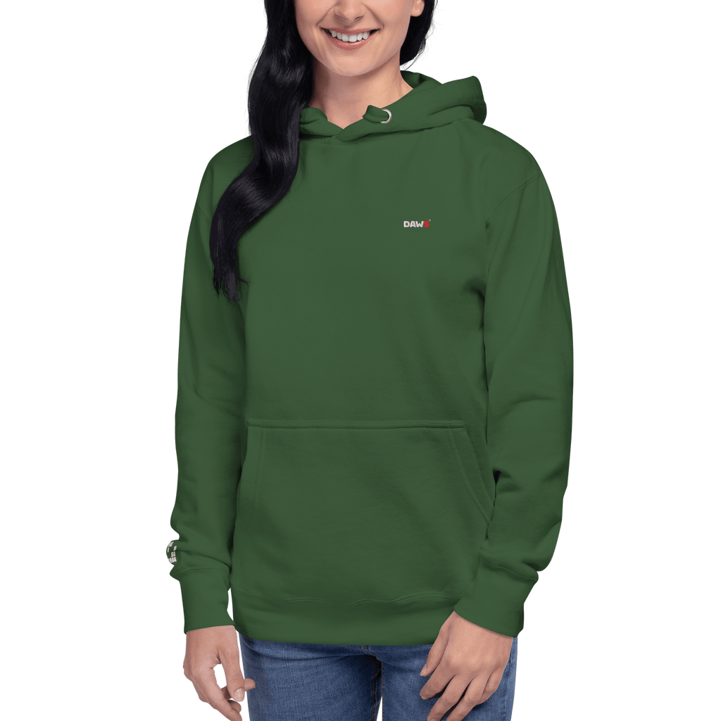 Sudadera DAWS Premium Bordada con capucha unisex color - Streetwear DAWS