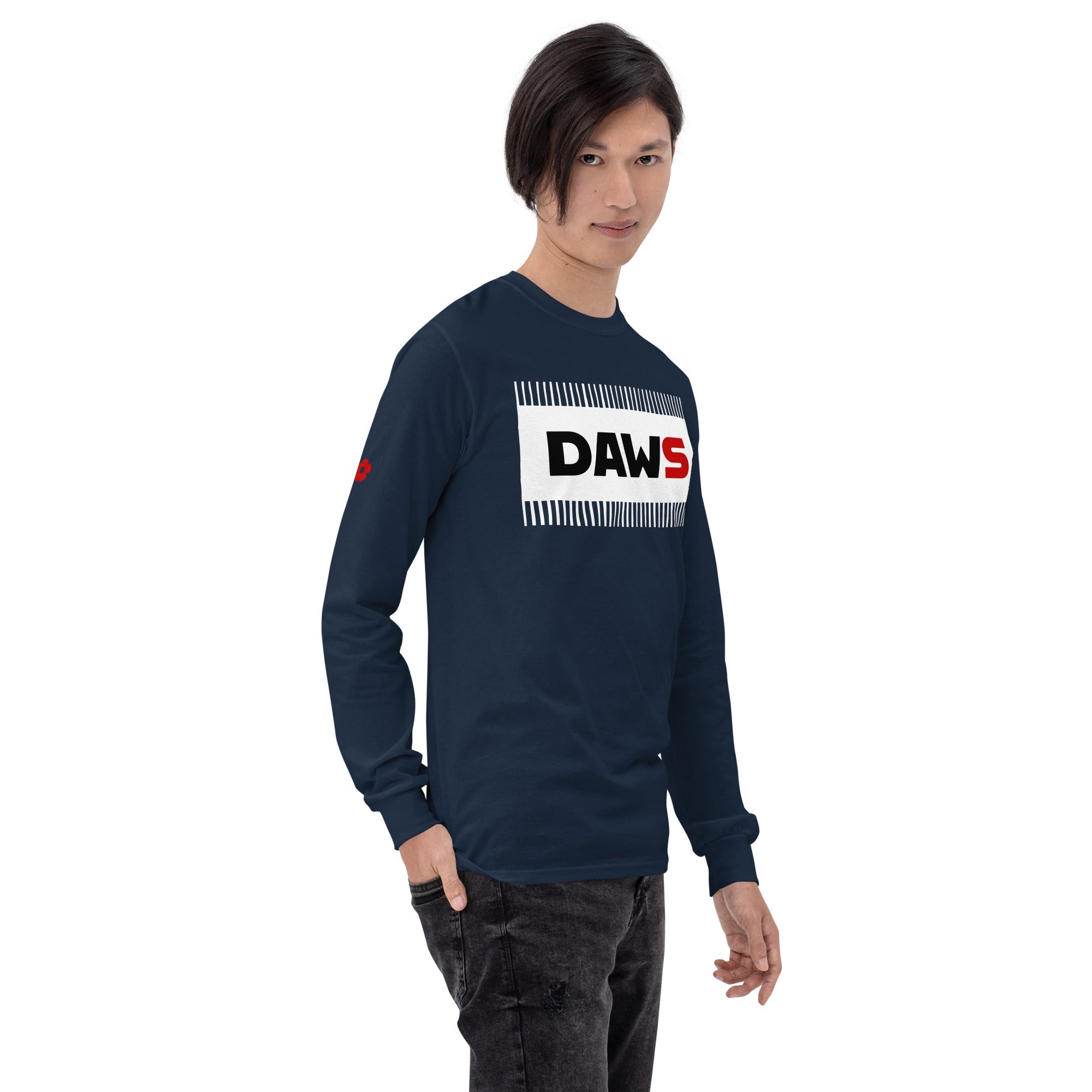 Camiseta Stam White manga larga color - Streetwear DAWS