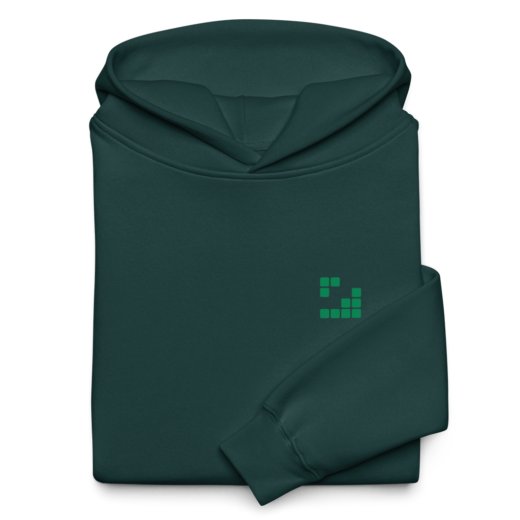 Sudadera Geometric Green oversize unisex color - Streetwear DAWS