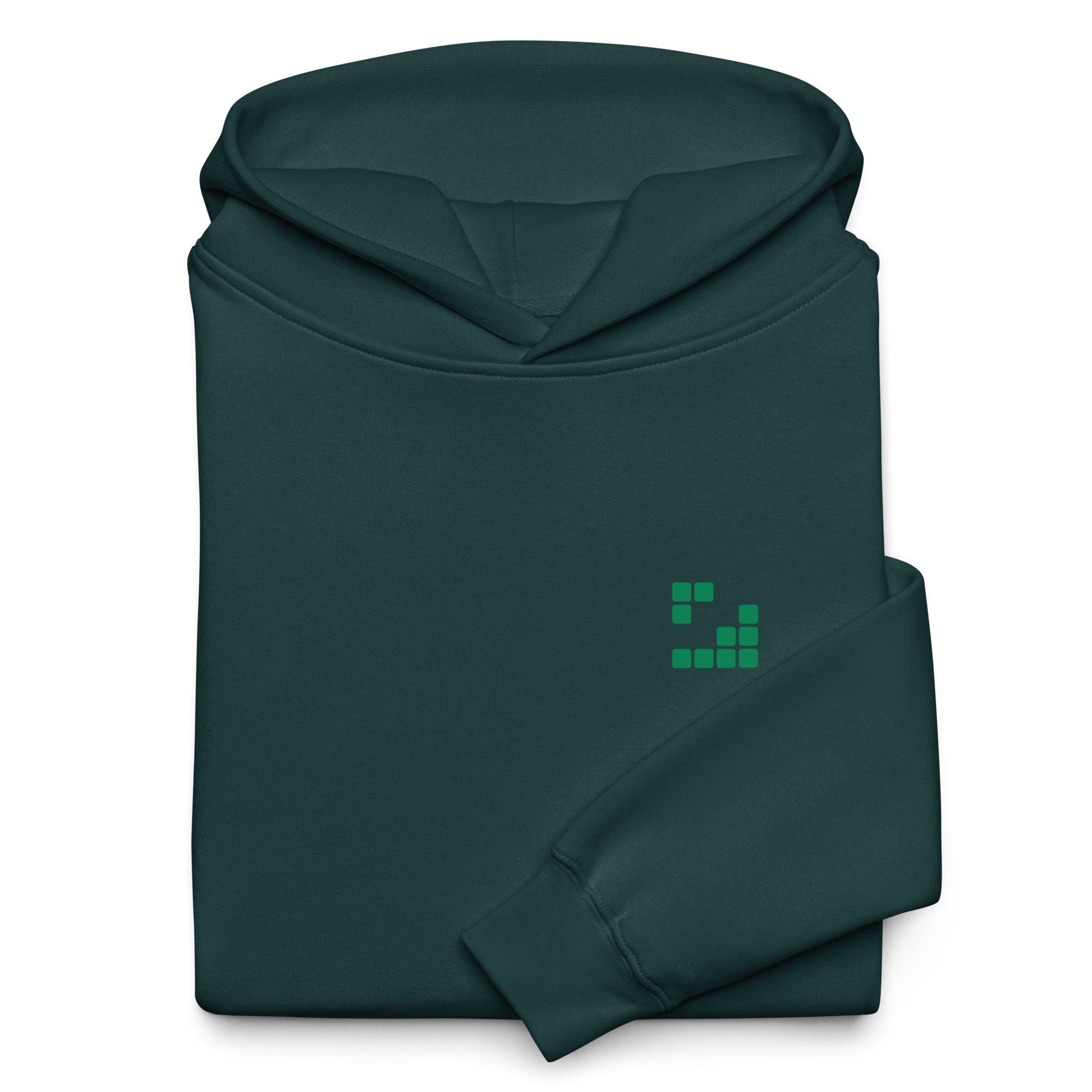Sudadera Geometric Green oversize unisex color - Streetwear DAWS