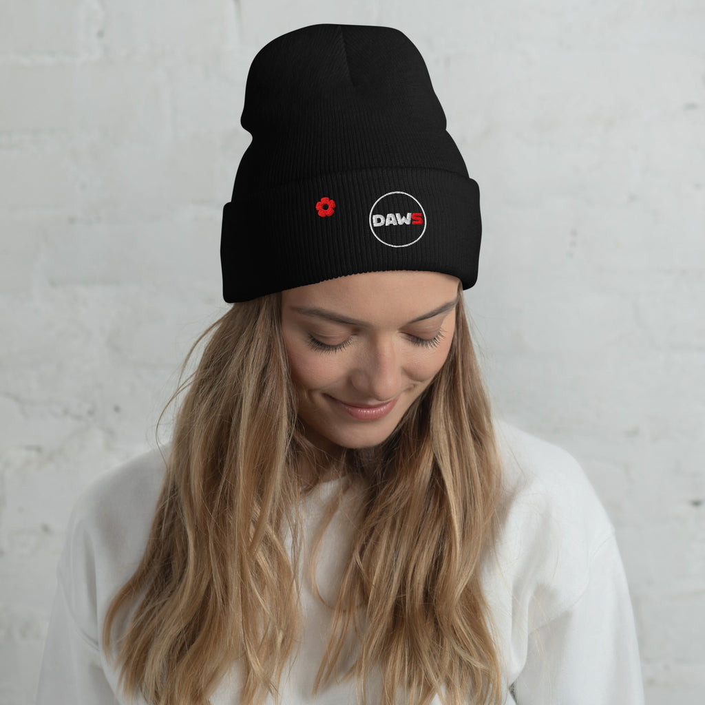 Gorro Redflower DAWS Black color - Streetwear DAWS