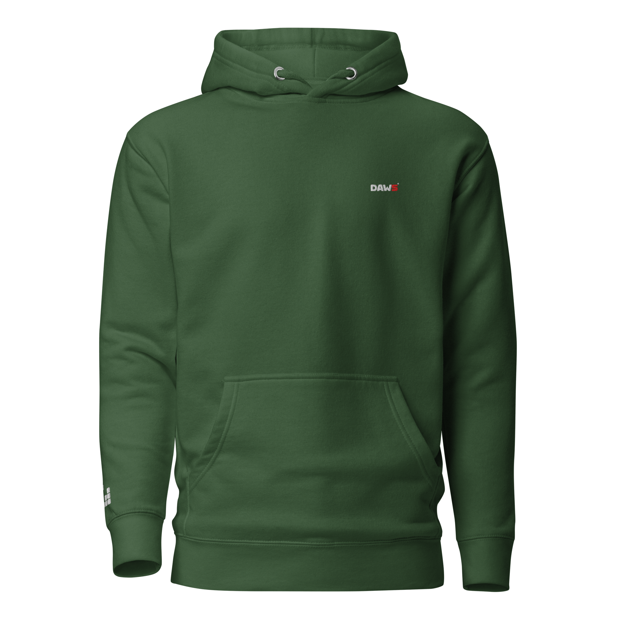Sudadera DAWS Premium Bordada con capucha unisex color - Streetwear DAWS