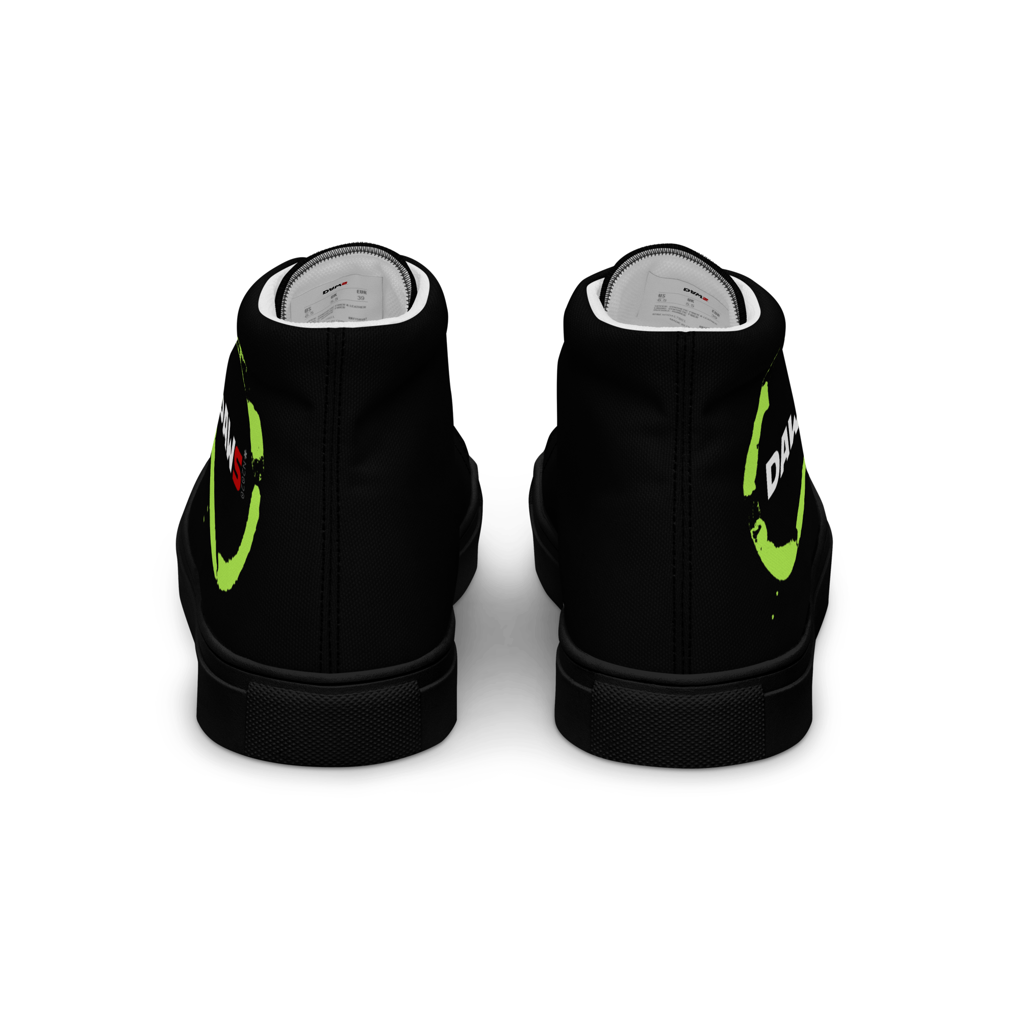 Zapatillas Lime Black Hombre | Negro & Lima color - Streetwear DAWS