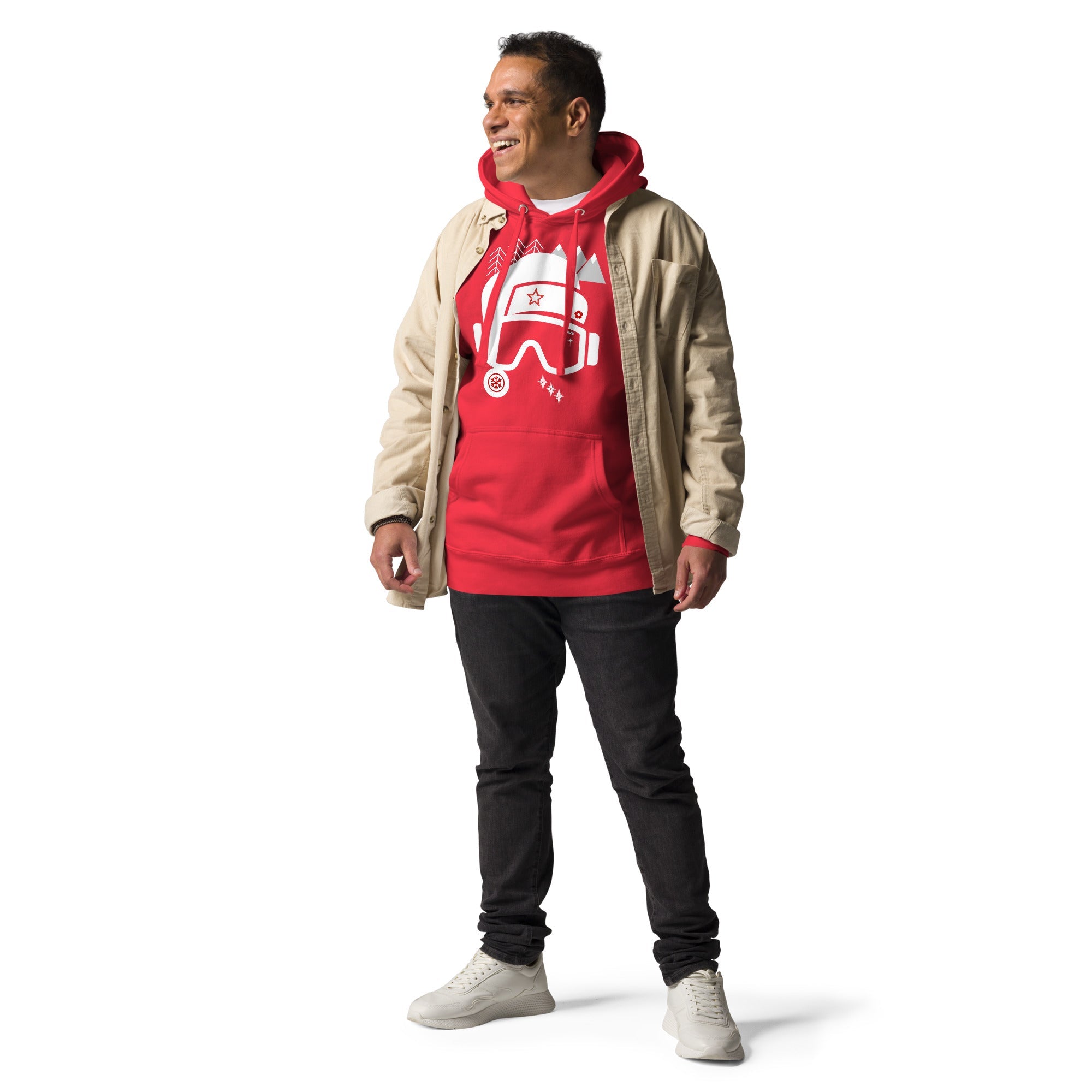 Sudadera Navidad DAWS con capucha unisex color - Streetwear DAWS