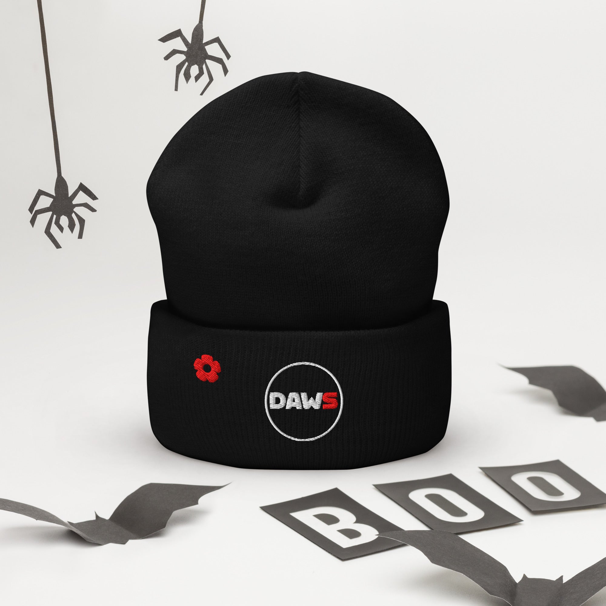 Gorro Redflower DAWS Black color - Streetwear DAWS
