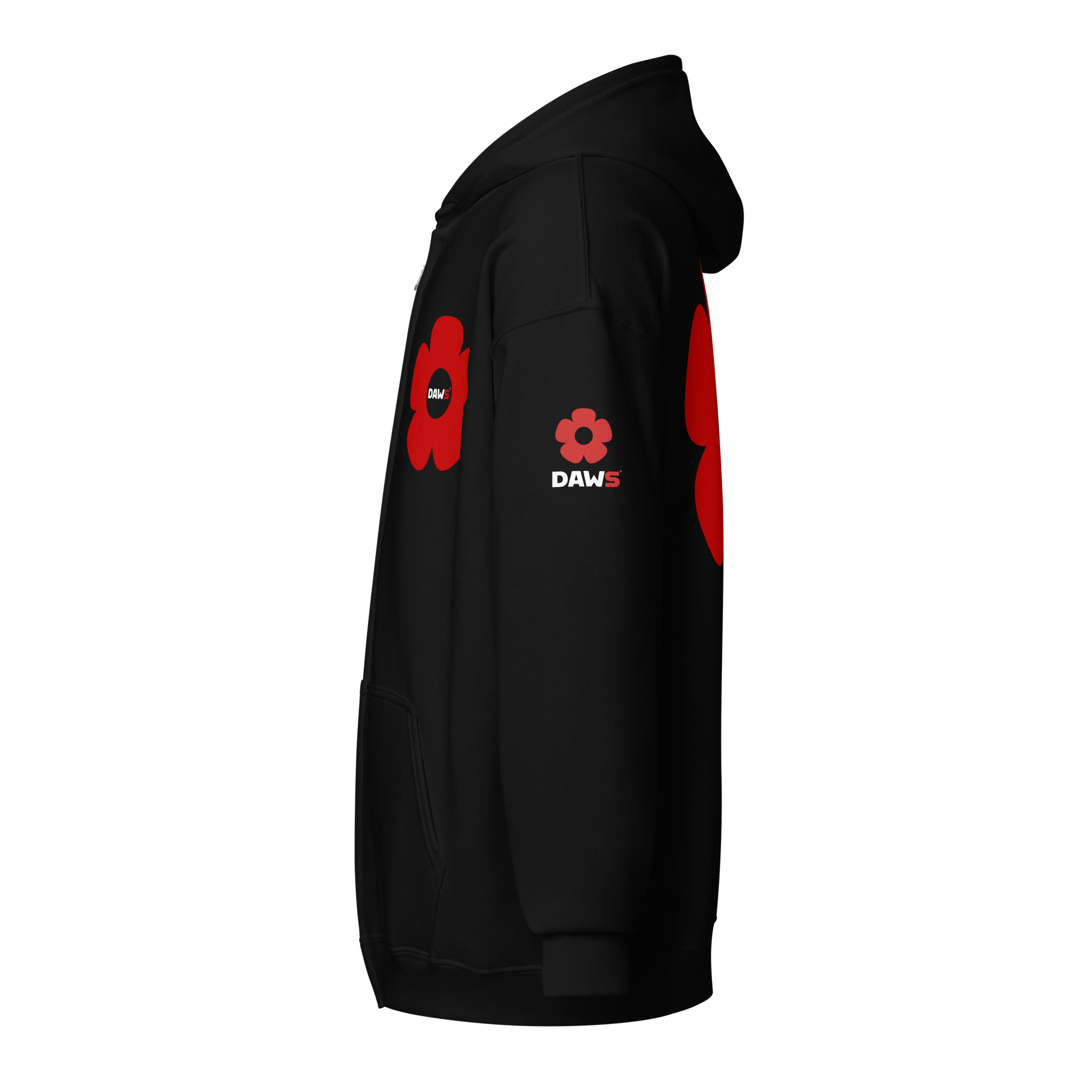 Sudadera Vera Redflower DAWS Open color - Streetwear DAWS