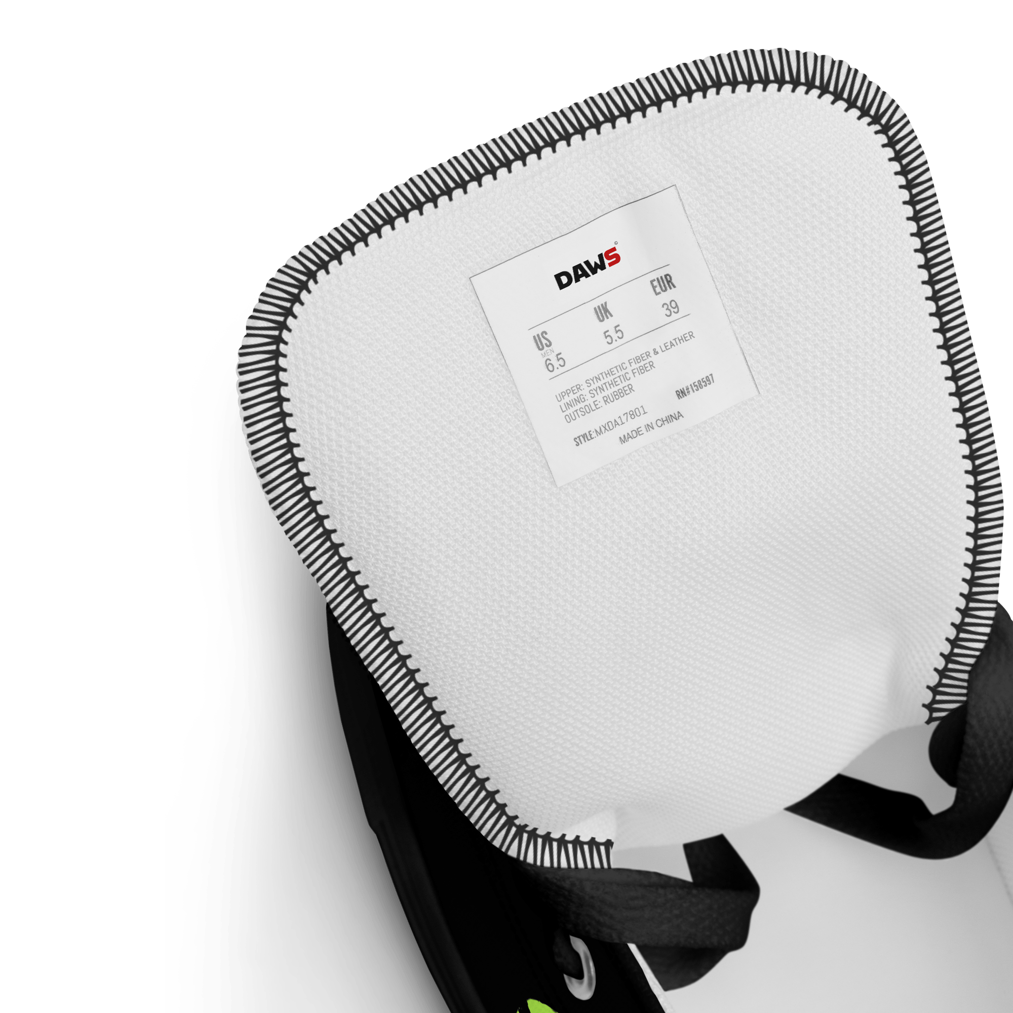 Zapatillas Lime Black Hombre | Negro & Lima color - Streetwear DAWS