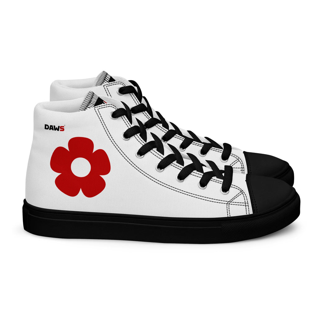 Zapatillas Vera Redflower Hombre | Blanco & Rojo & Negro color - Streetwear DAWS