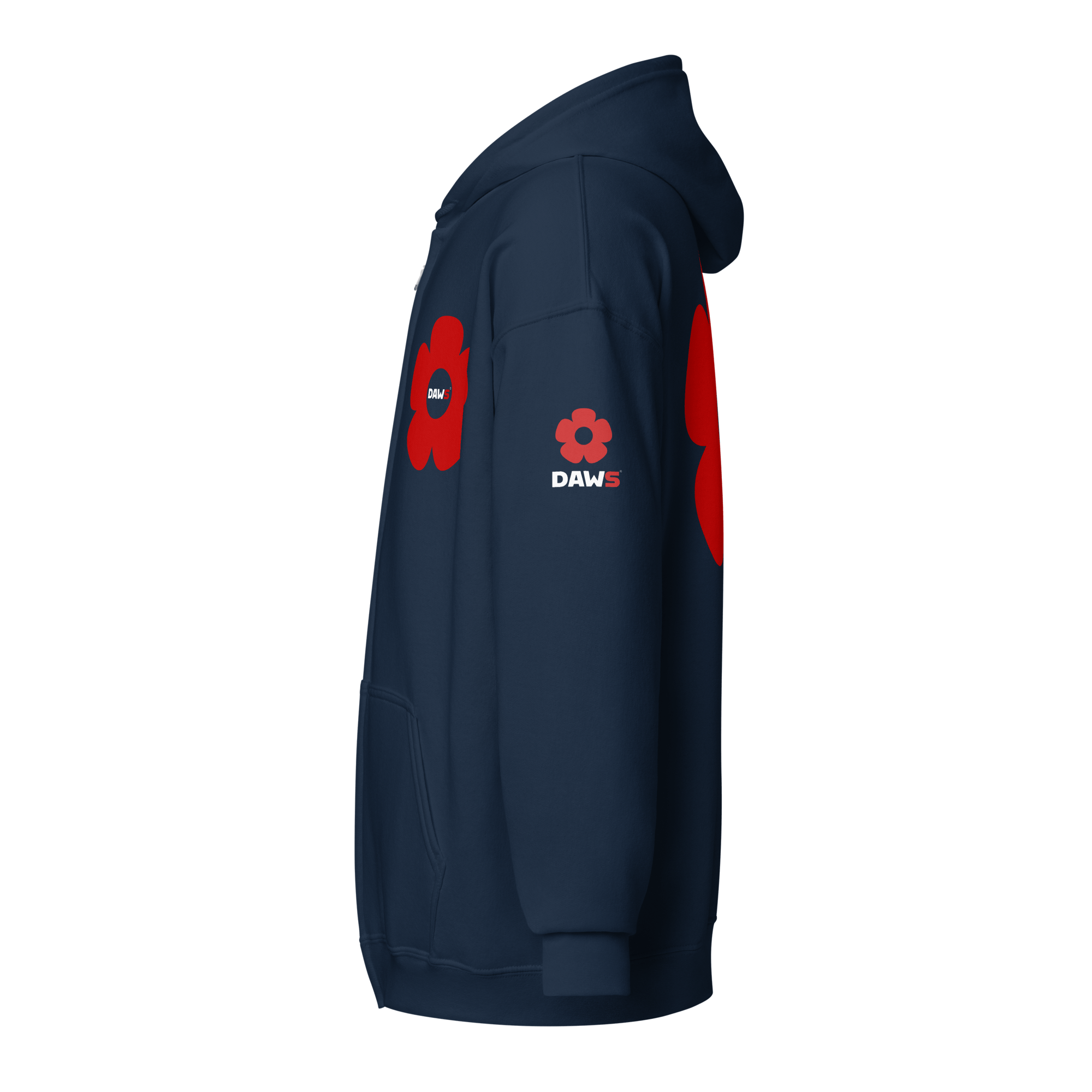 Sudadera Vera Redflower DAWS Open color - Streetwear DAWS