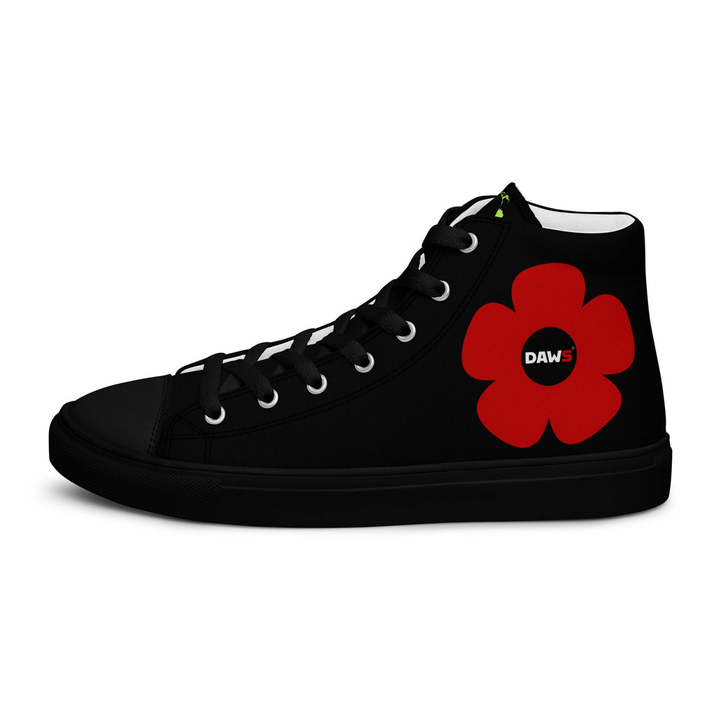 Zapatillas Vera Redflower Hombre | Negro & Rojo color - Streetwear DAWS