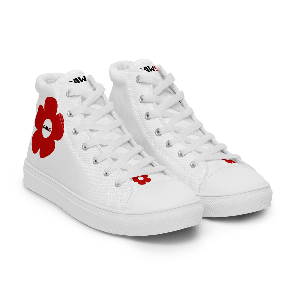 Zapatillas Vera Redflower Mujer | Blanco & Rojo color - Streetwear DAWS