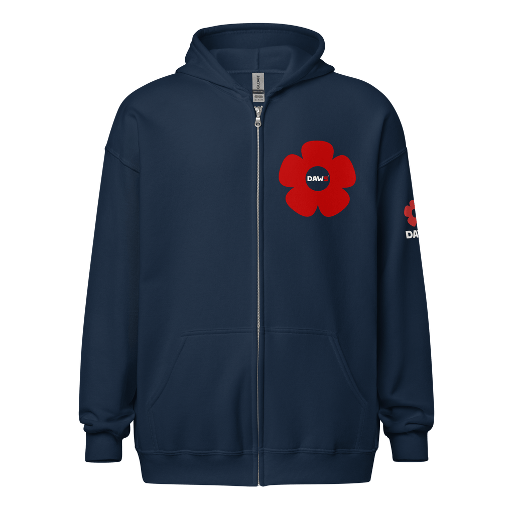 Sudadera Vera Redflower DAWS Open color - Streetwear DAWS