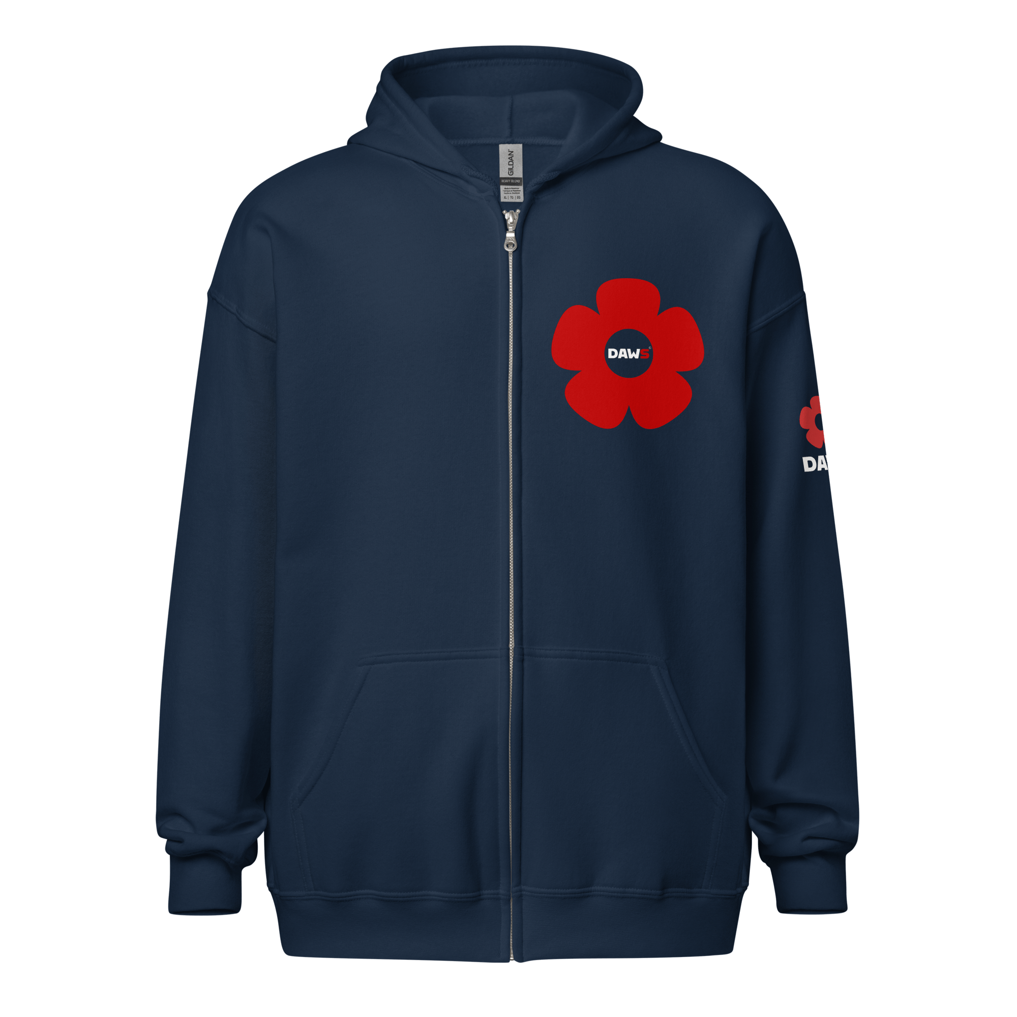 Sudadera Vera Redflower DAWS Open color - Streetwear DAWS