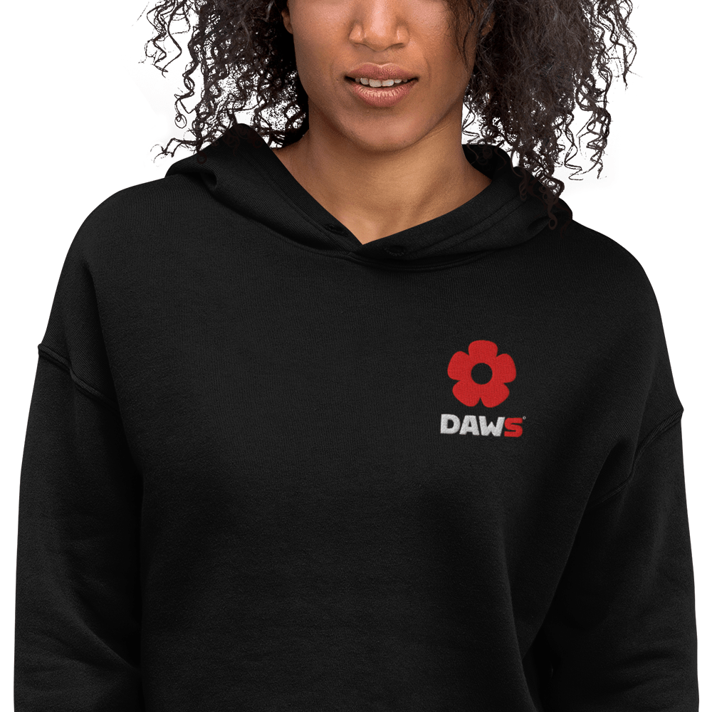 Sudadera corta Vera Redflower DAWS color - Streetwear DAWS