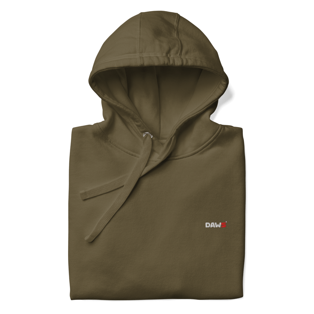 Sudadera DAWS Premium Bordada con capucha unisex color - Streetwear DAWS