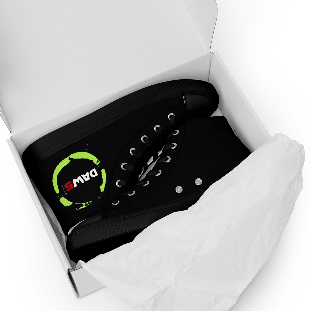 Zapatillas Lime Black Hombre | Negro & Lima color - Streetwear DAWS