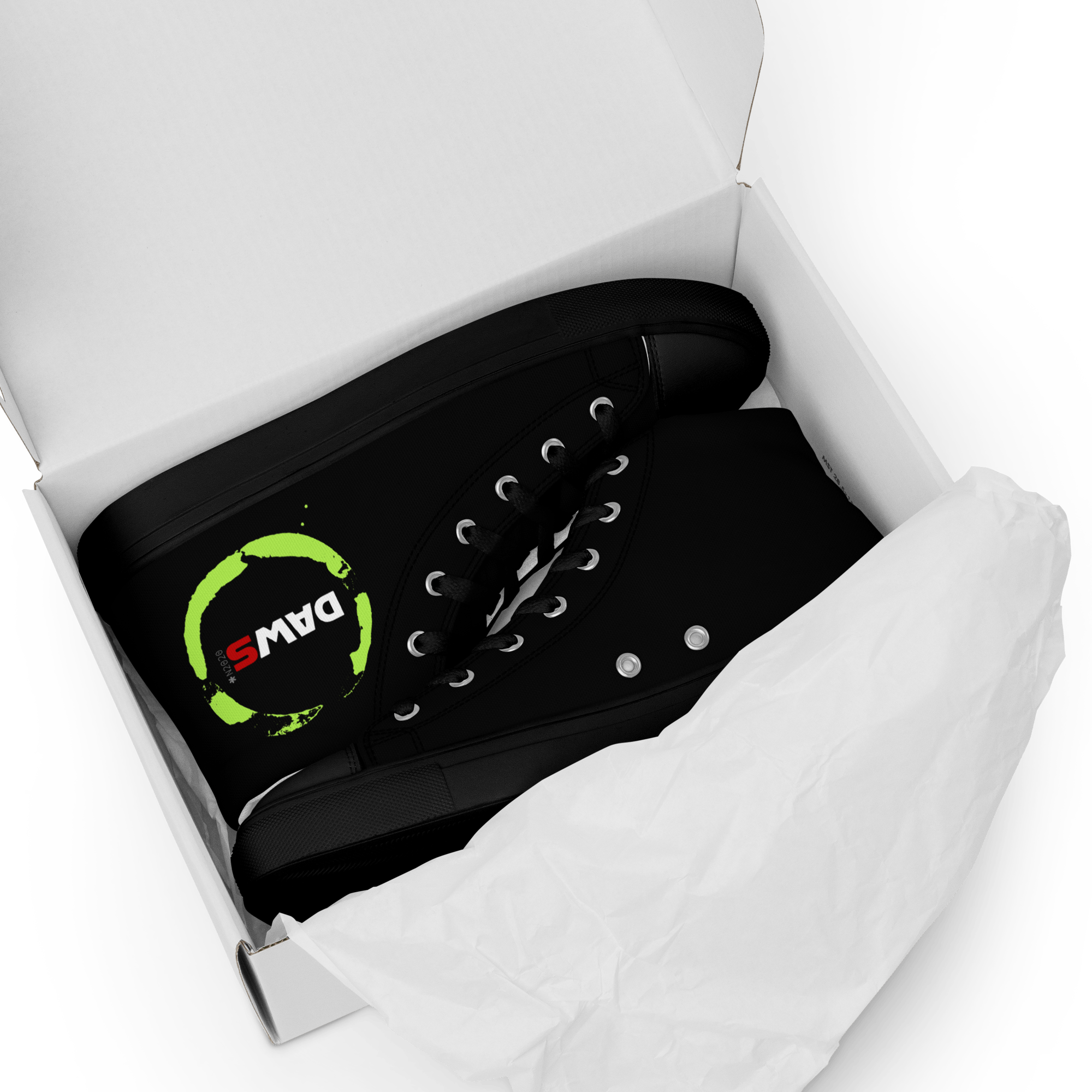 Zapatillas Lime Black Hombre | Negro & Lima color - Streetwear DAWS