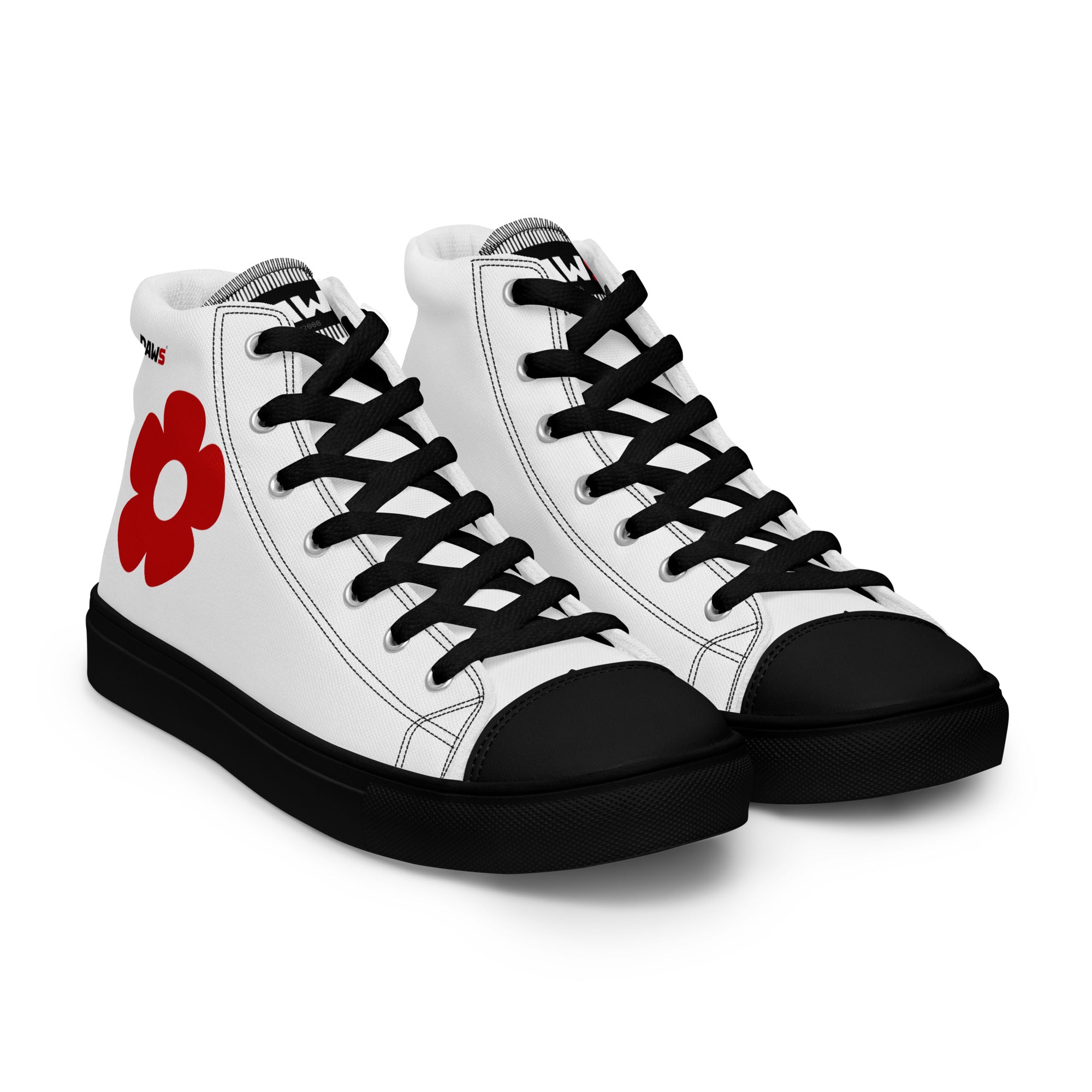 Zapatillas Vera Redflower Hombre | Blanco & Rojo & Negro color - Streetwear DAWS