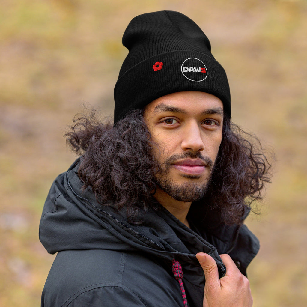 Gorro Redflower DAWS Black color - Streetwear DAWS