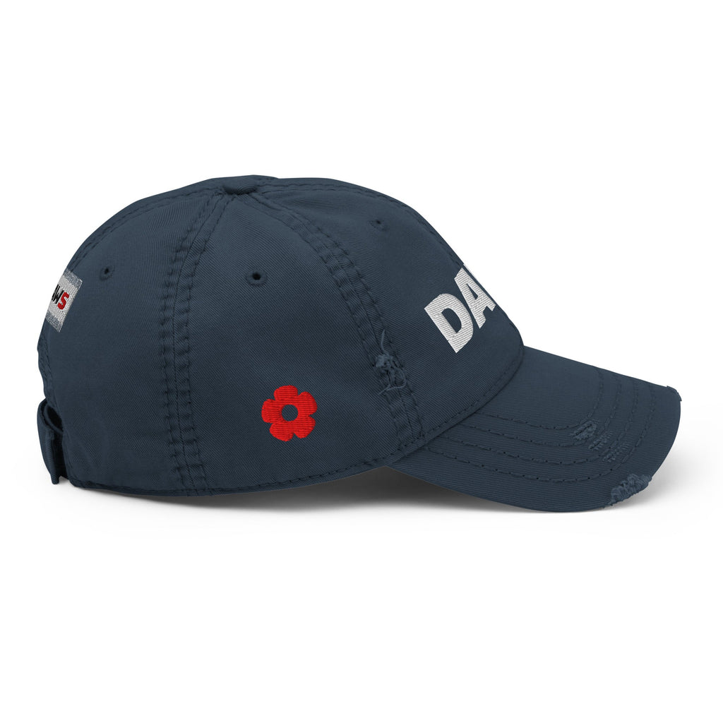 Gorra Three Vera Redflower DAWS desgastada color - Streetwear DAWS