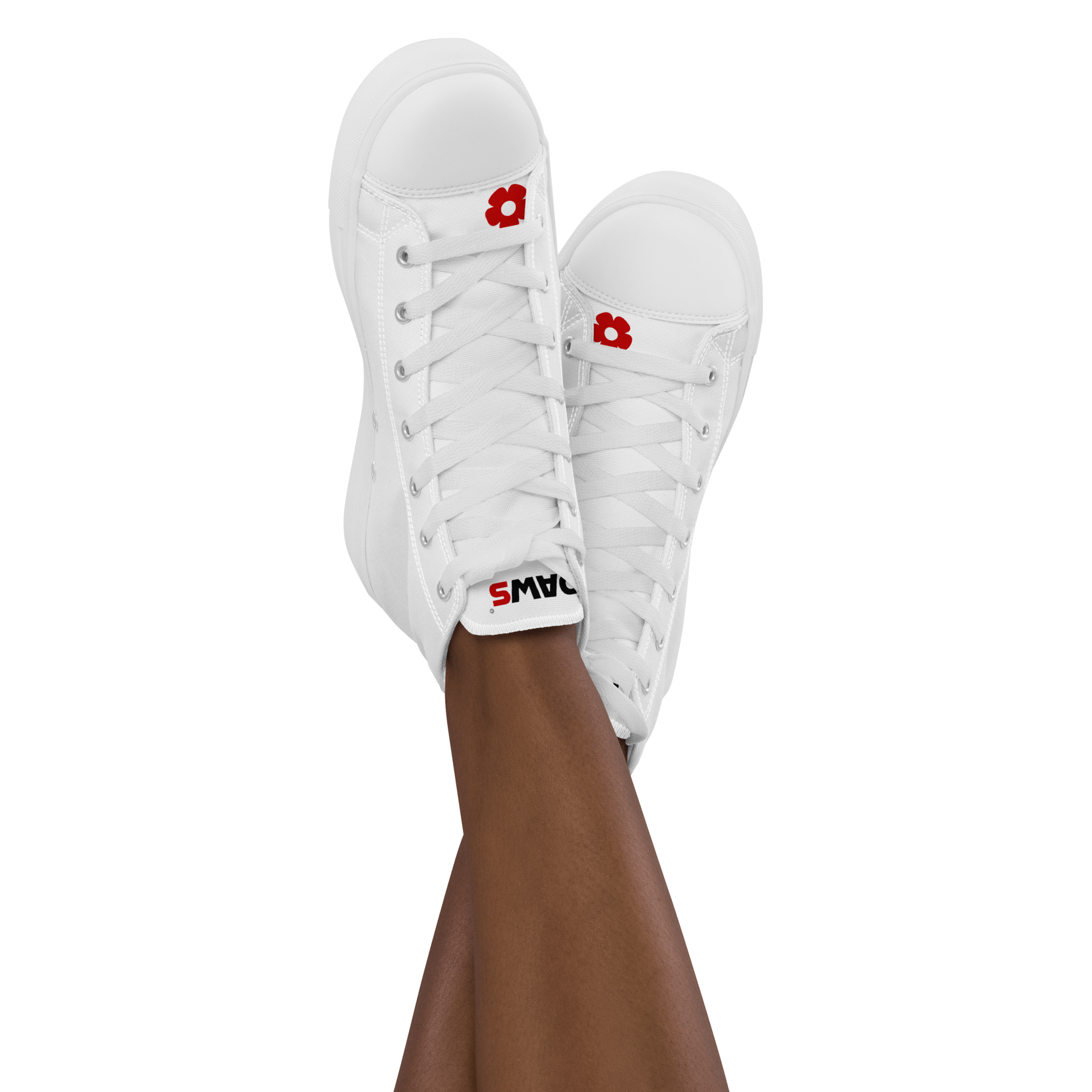 Zapatillas Vera Redflower Mujer | Blanco & Rojo color - Streetwear DAWS