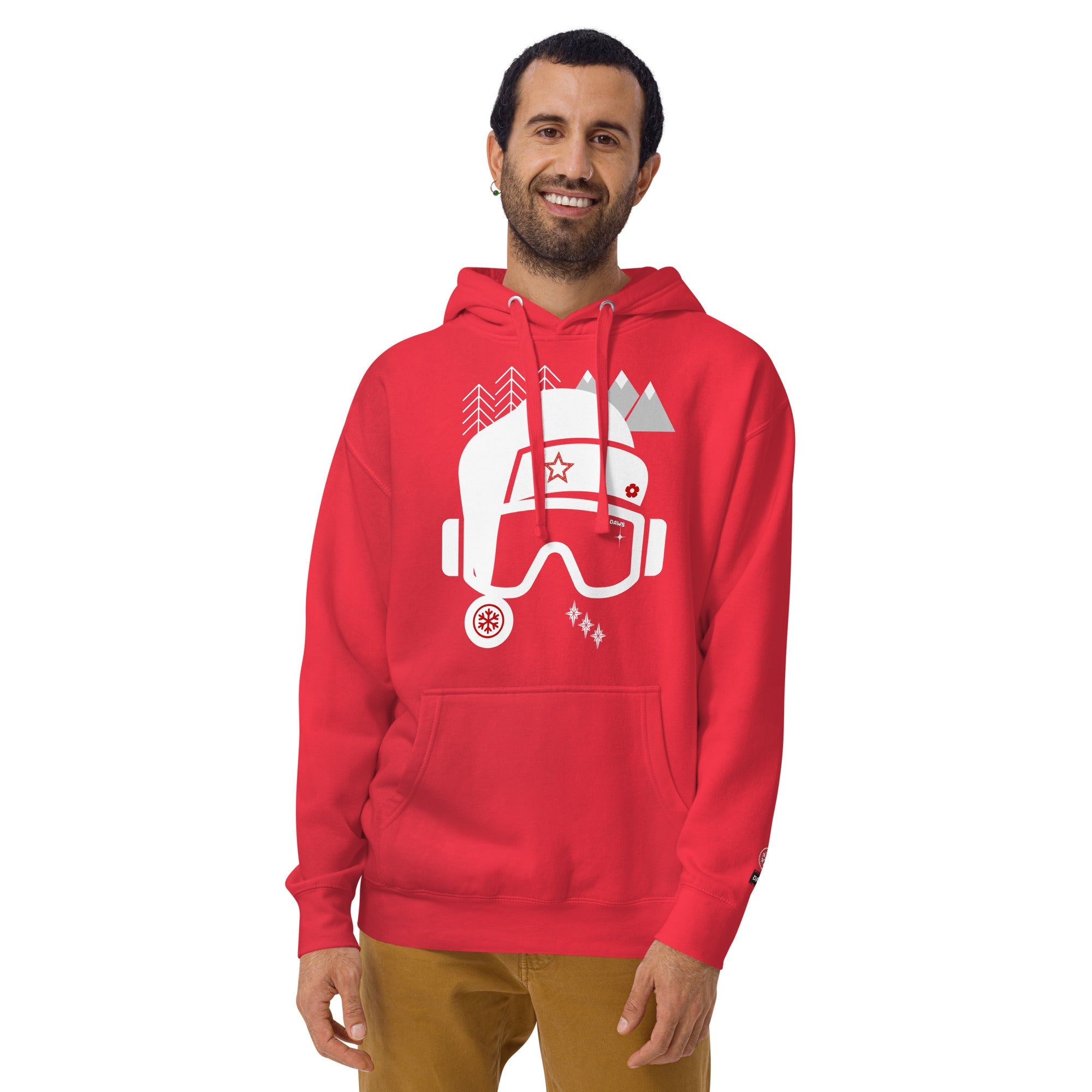 Sudadera Navidad DAWS con capucha unisex color - Streetwear DAWS