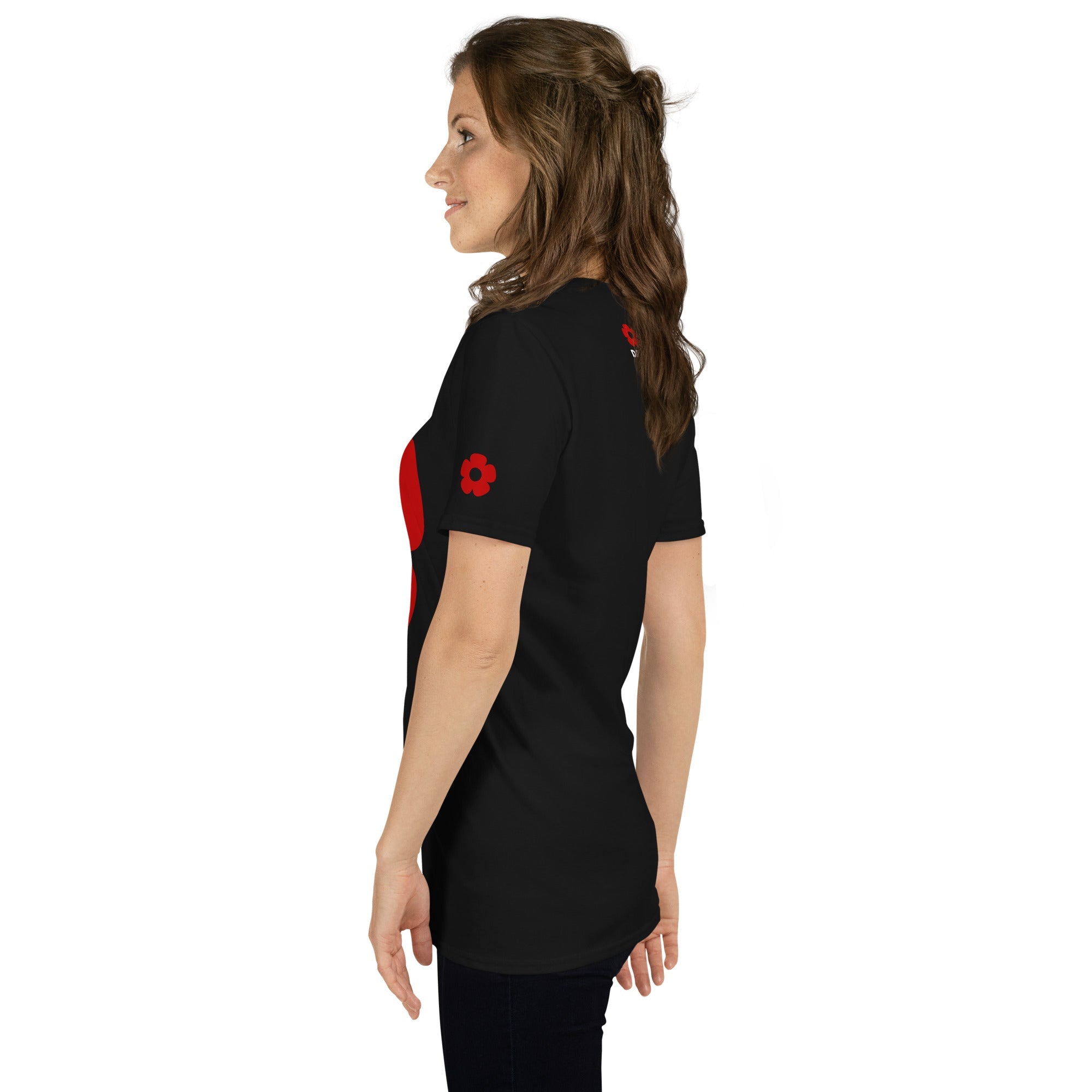 Camiseta Vera Redflower Softstyle unisex color - Streetwear DAWS