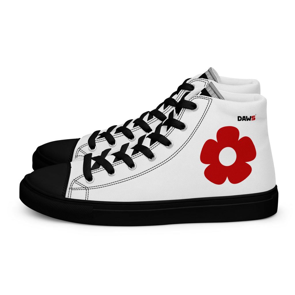 Zapatillas Vera Redflower Hombre | Blanco & Rojo & Negro color - Streetwear DAWS