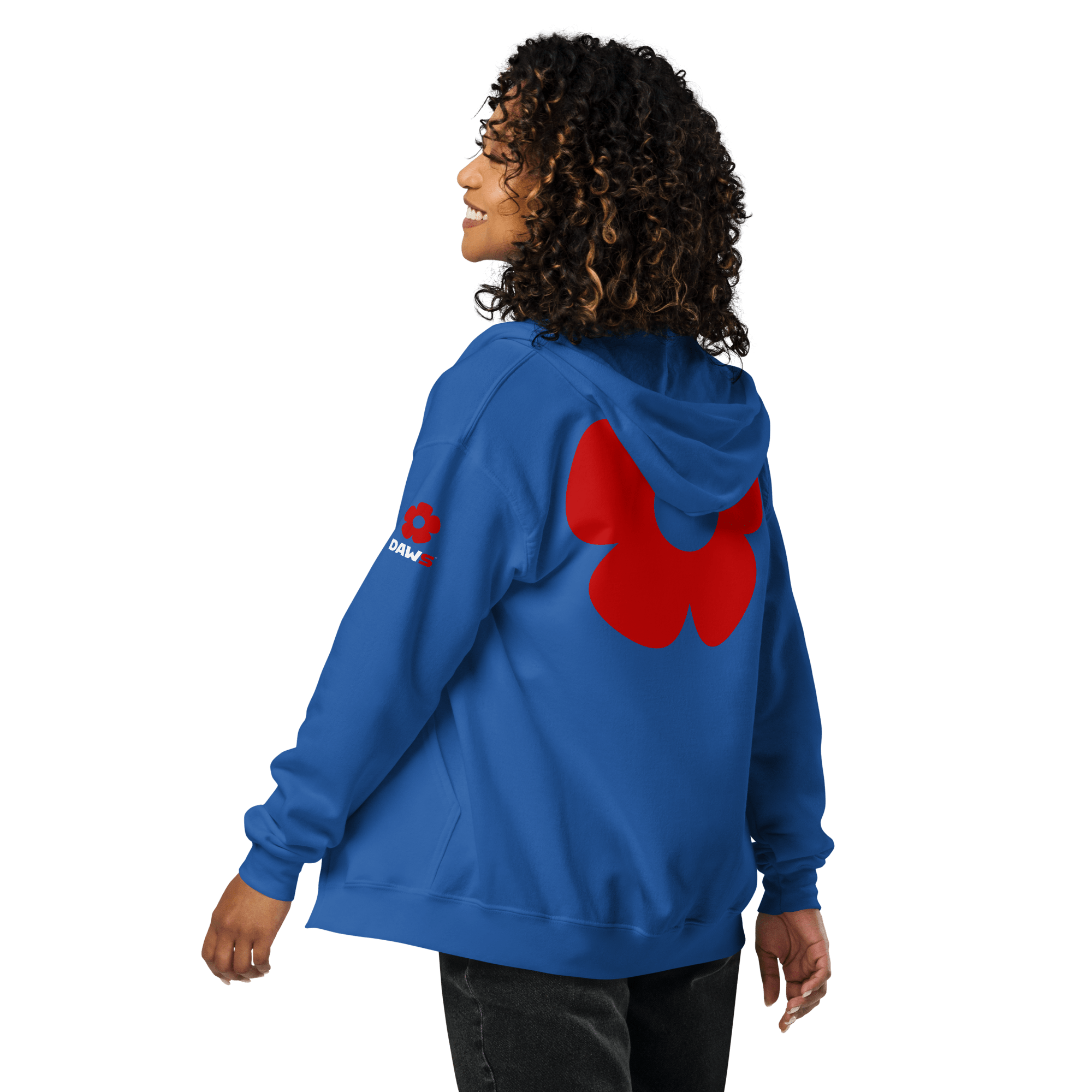 Sudadera Vera Redflower DAWS Open color - Streetwear DAWS