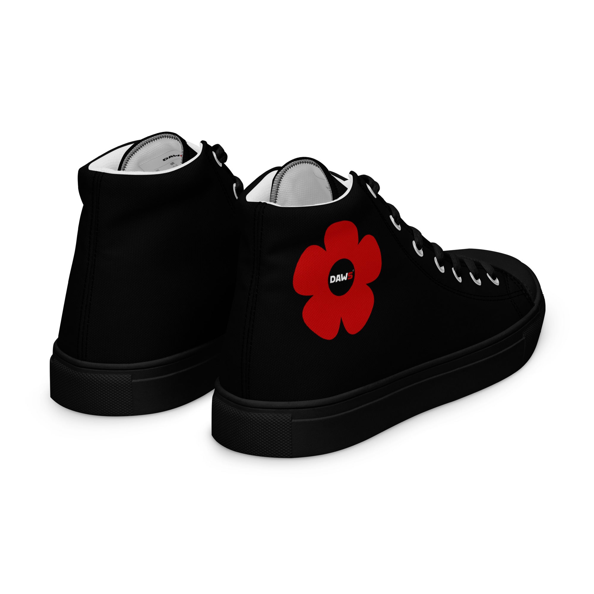 Zapatillas Vera Redflower Mujer | Negro & Rojo color - Streetwear DAWS
