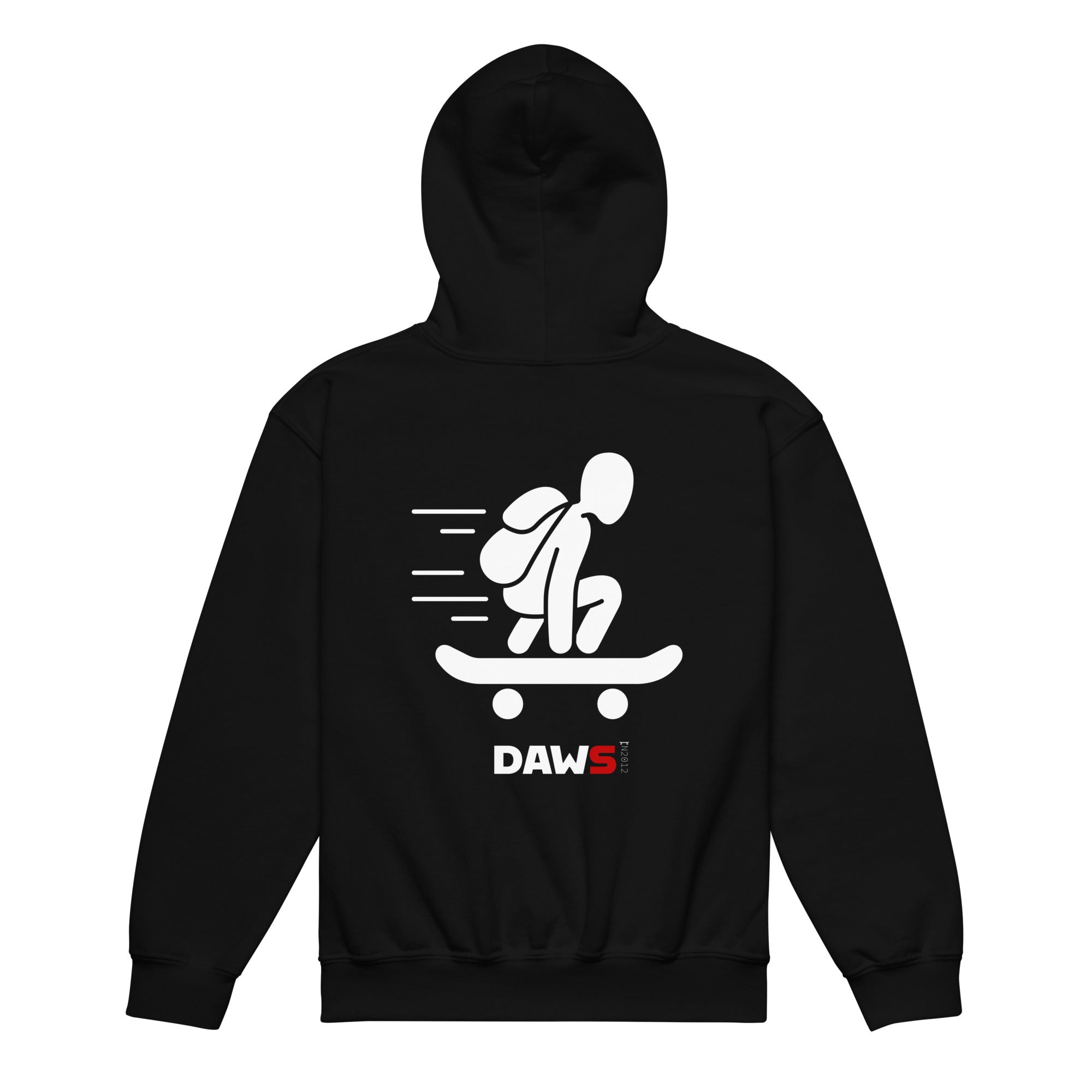 Sudadera Billy Skater N2012 Saúl Black unisex color - Streetwear DAWS