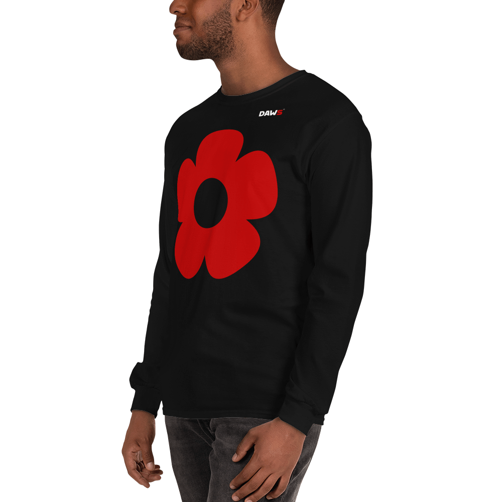 Camiseta Vera Redflower hombre manga larga color - Streetwear DAWS