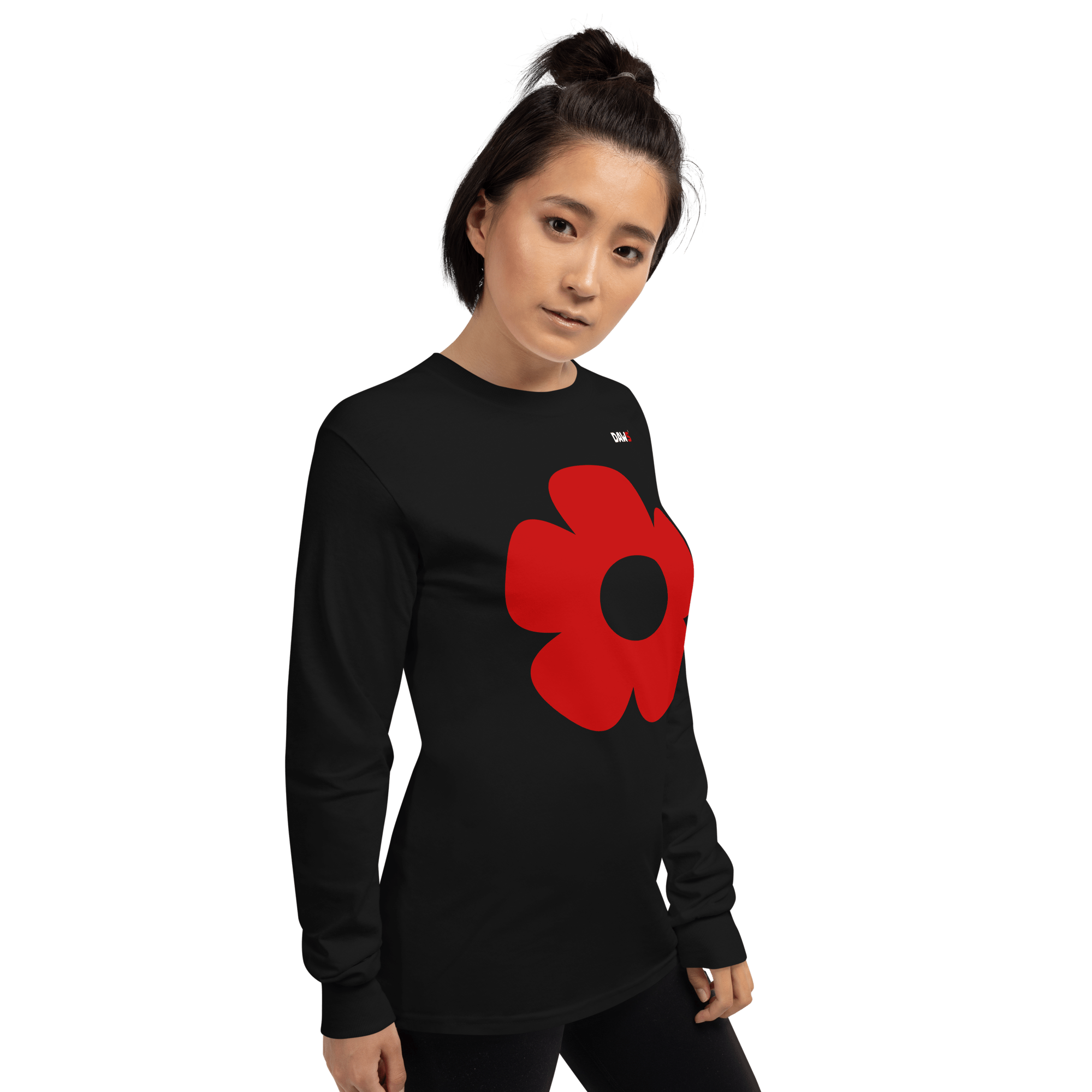 Camiseta Vera Redflower hombre manga larga color - Streetwear DAWS