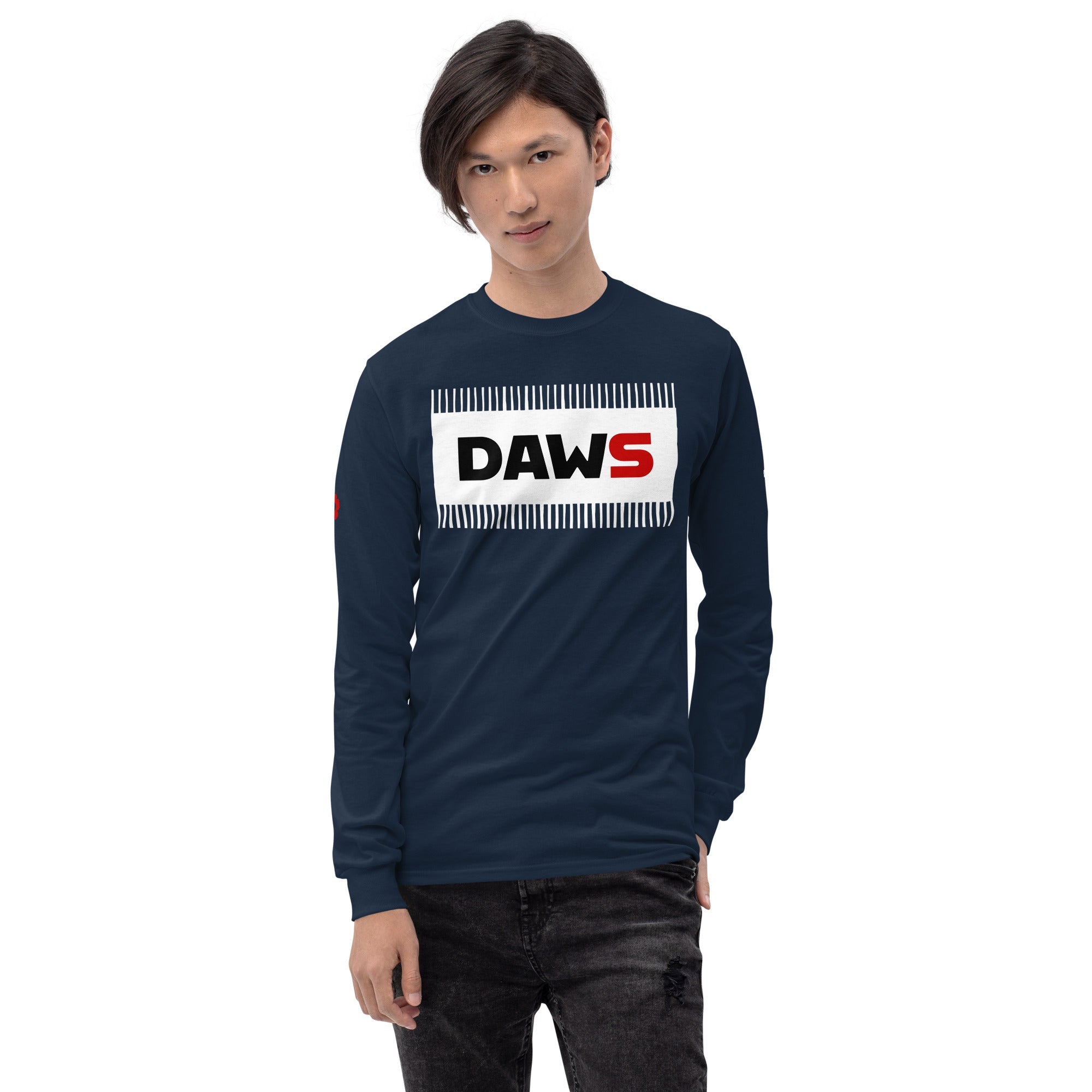 Camiseta Stam White manga larga color - Streetwear DAWS