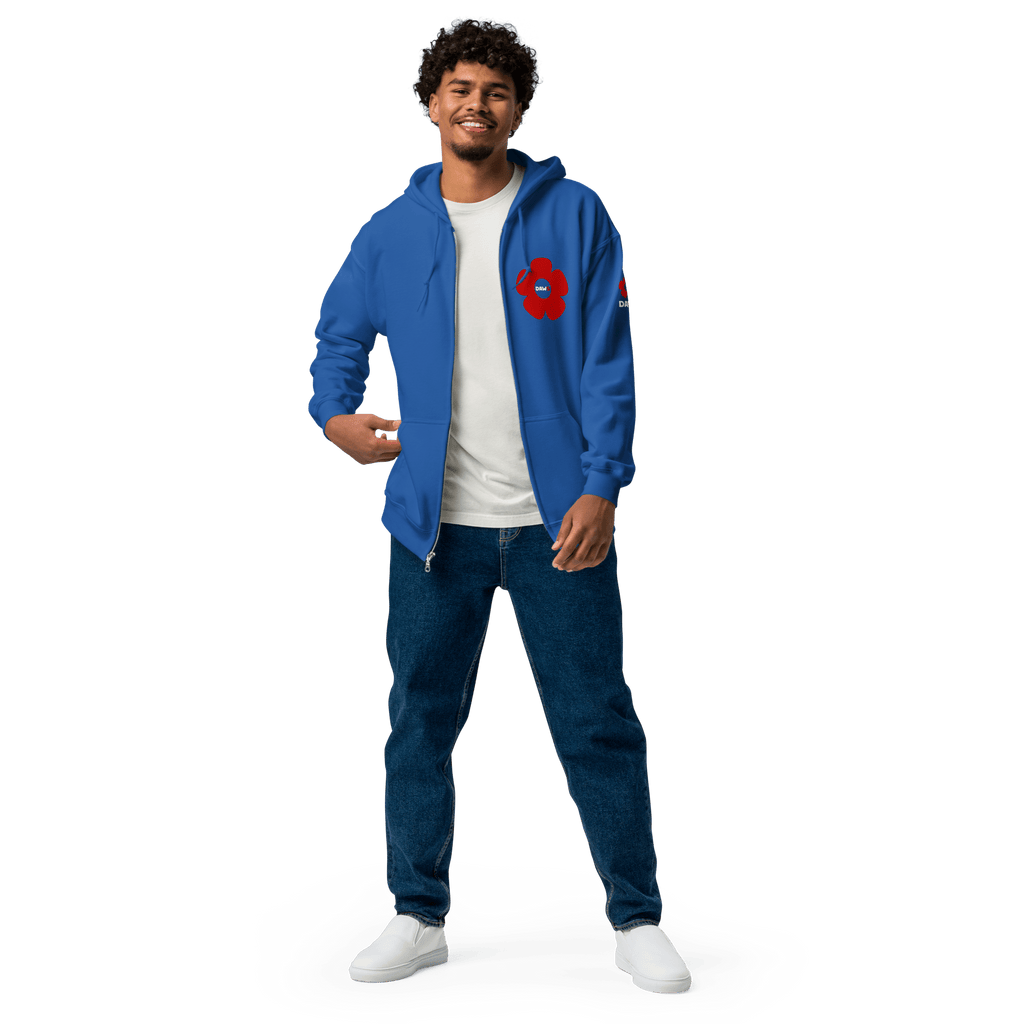 Sudadera Vera Redflower DAWS Open color - Streetwear DAWS