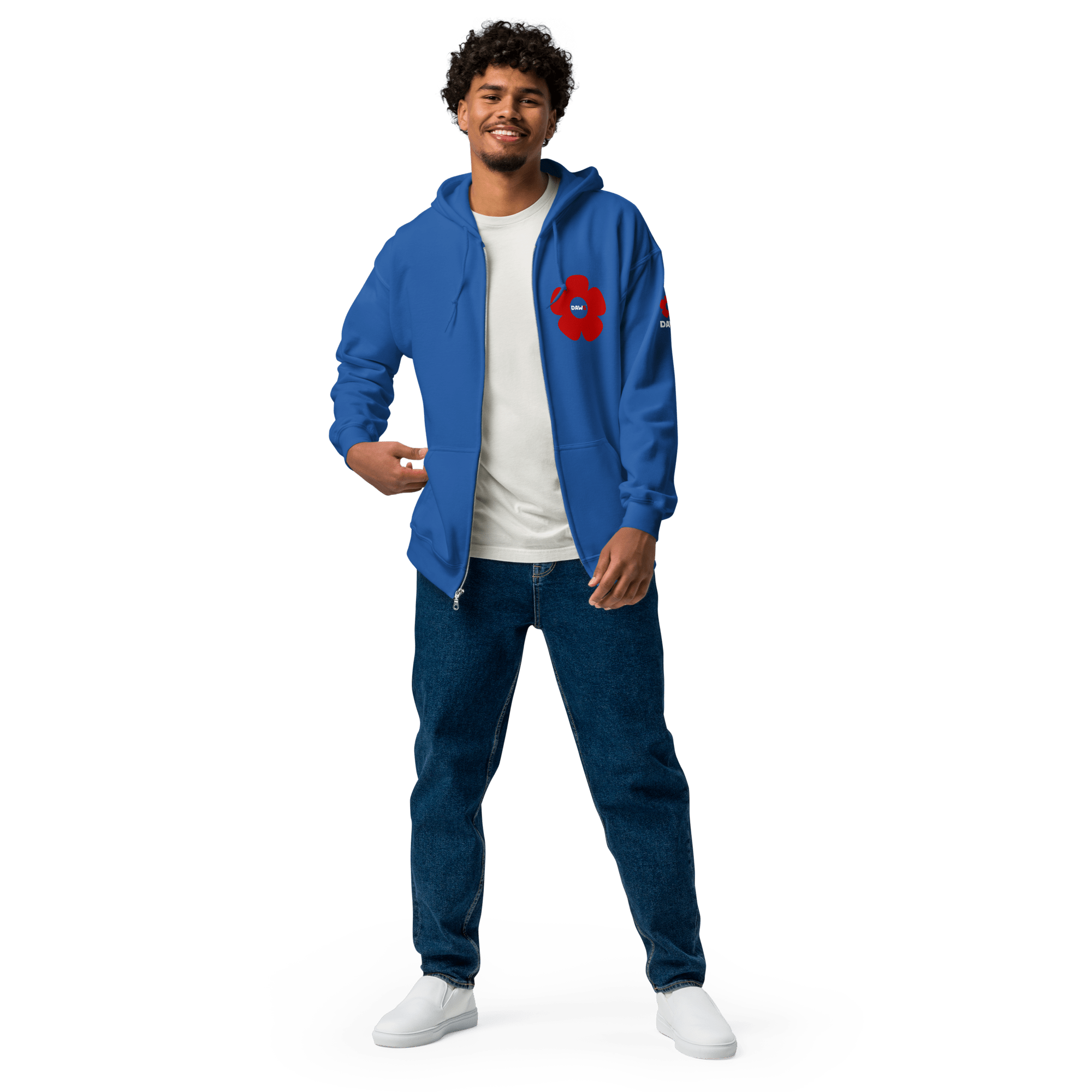 Sudadera Vera Redflower DAWS Open color - Streetwear DAWS