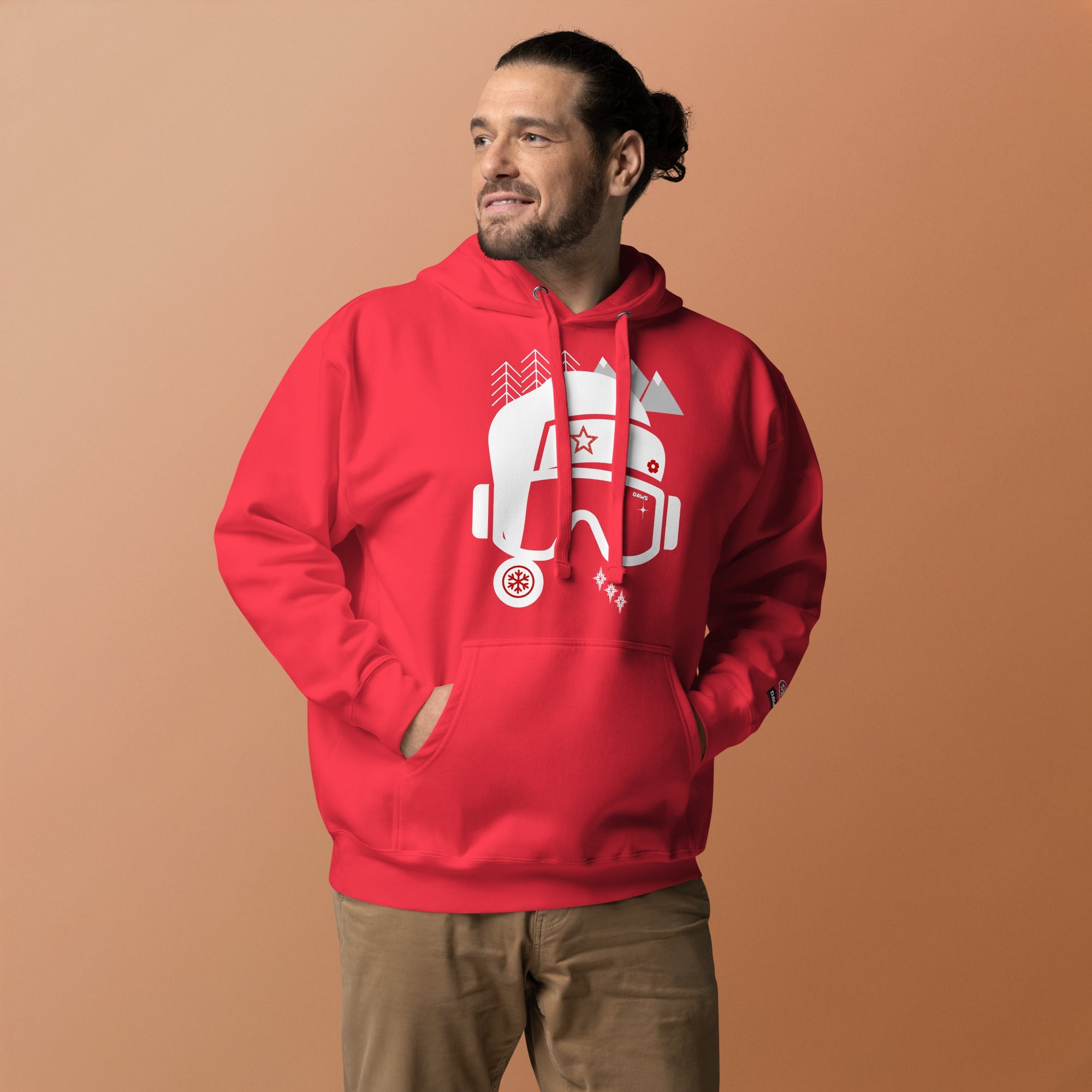 Sudadera Navidad DAWS con capucha unisex color - Streetwear DAWS