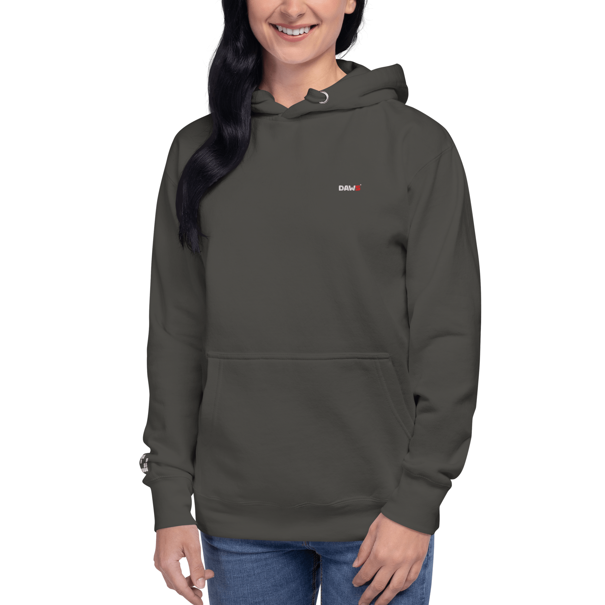 Sudadera DAWS Premium Bordada con capucha unisex color - Streetwear DAWS