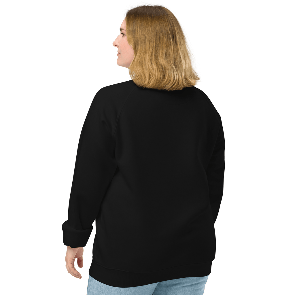 Sudadera Geometric orgánica raglán unisex color - Streetwear DAWS