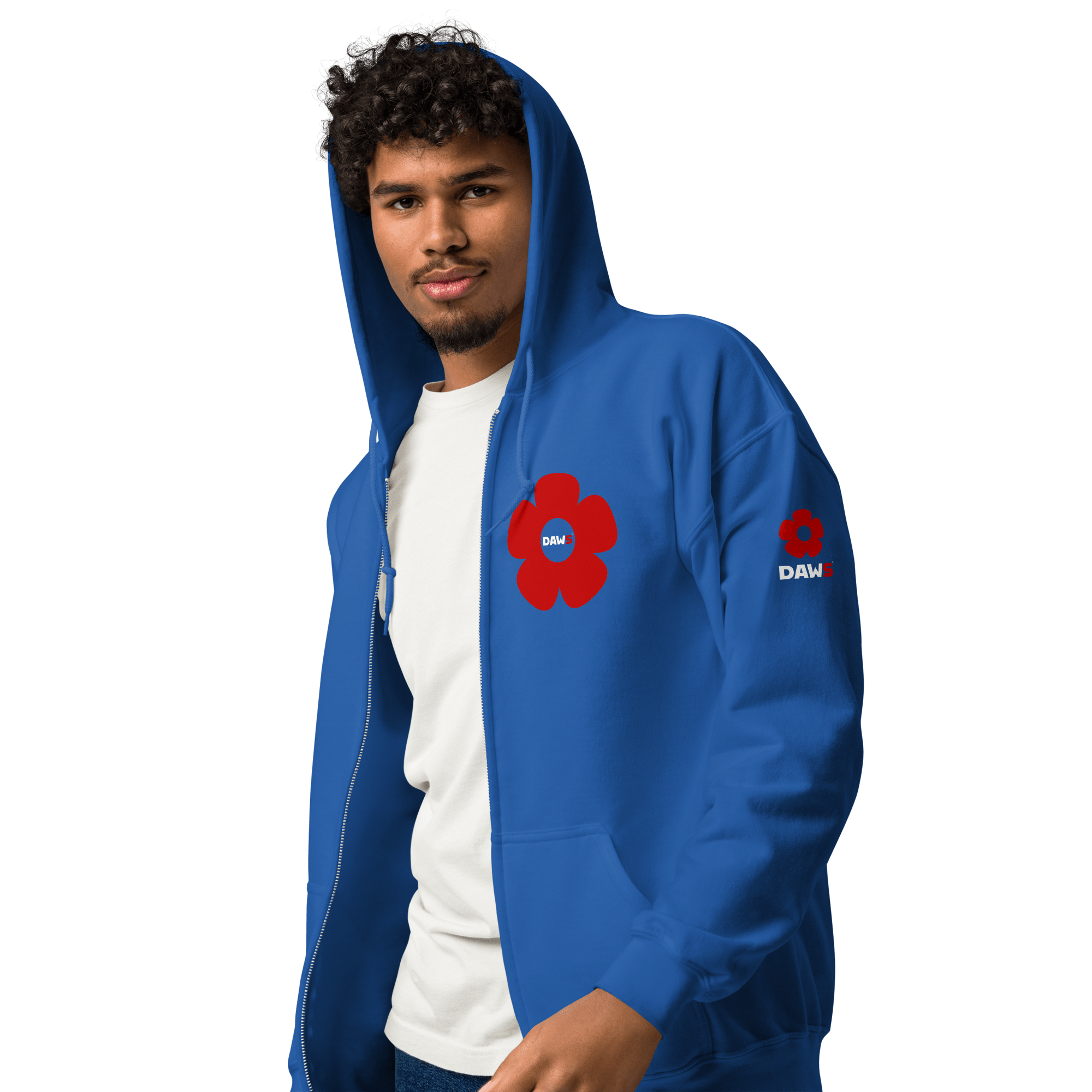 Sudadera Vera Redflower DAWS Open color - Streetwear DAWS