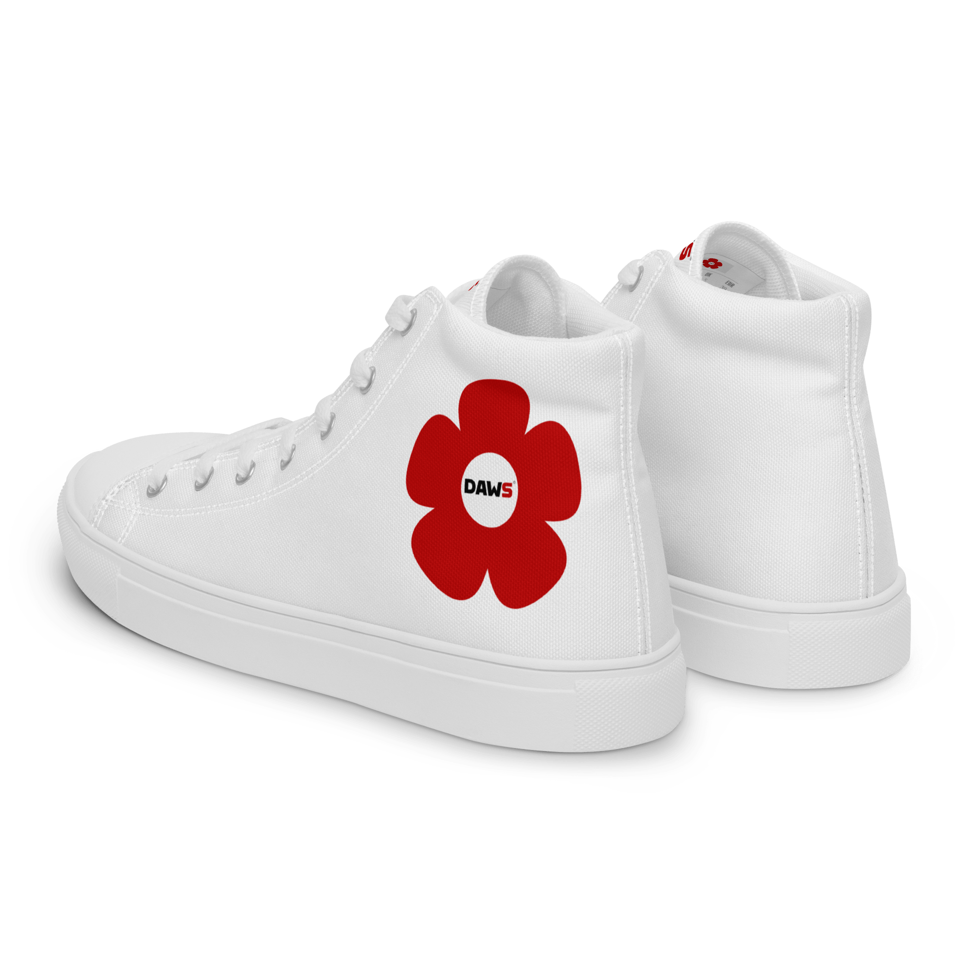 Zapatillas Vera Redflower Mujer | Blanco & Rojo color - Streetwear DAWS